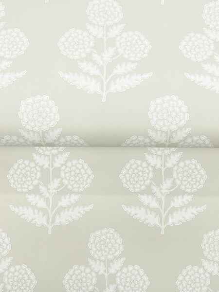 Souci Beige Marigolds Wallpaper - York Wallcoverings - VP1433 - York Wallcoverings Wallpaper