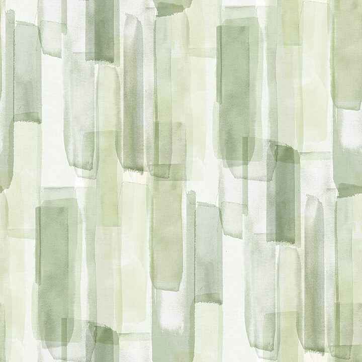 Mr Kate Watercolor Glass Olive Green Peel and Stick Wallpaper - York Wallcoverings - RMWS1313