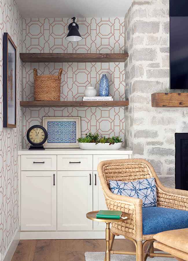 Sanya Coral Peel & Stick Wallpaper - York Wallcoverings - NUS6503 - York Wallcoverings Wallpaper