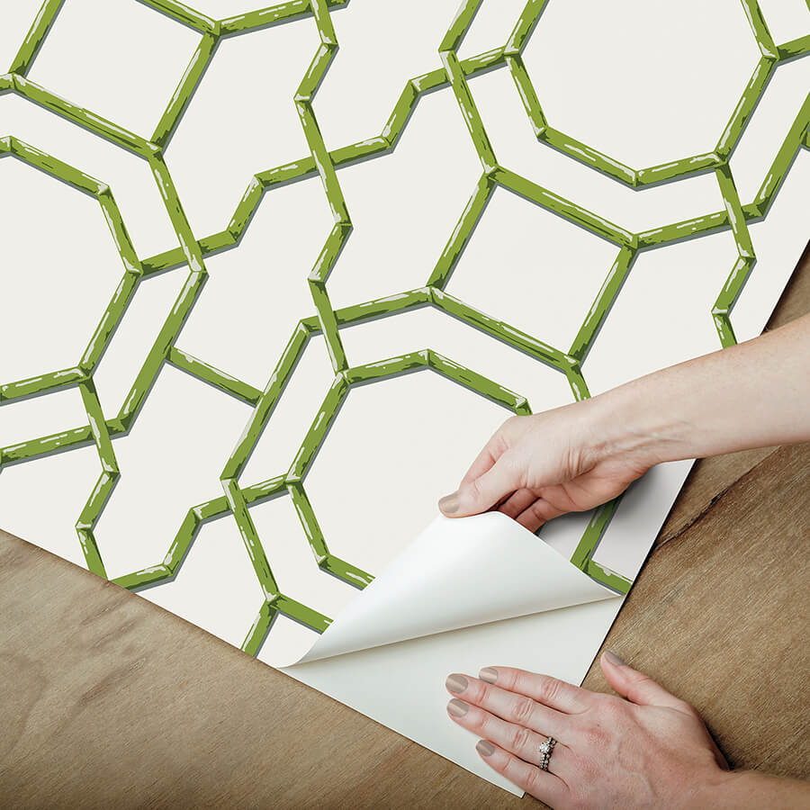 sanya-green-peel-and-stick-wallpaper-york-wallcoverings-nus6505 - York Wallcoverings Wallpaper