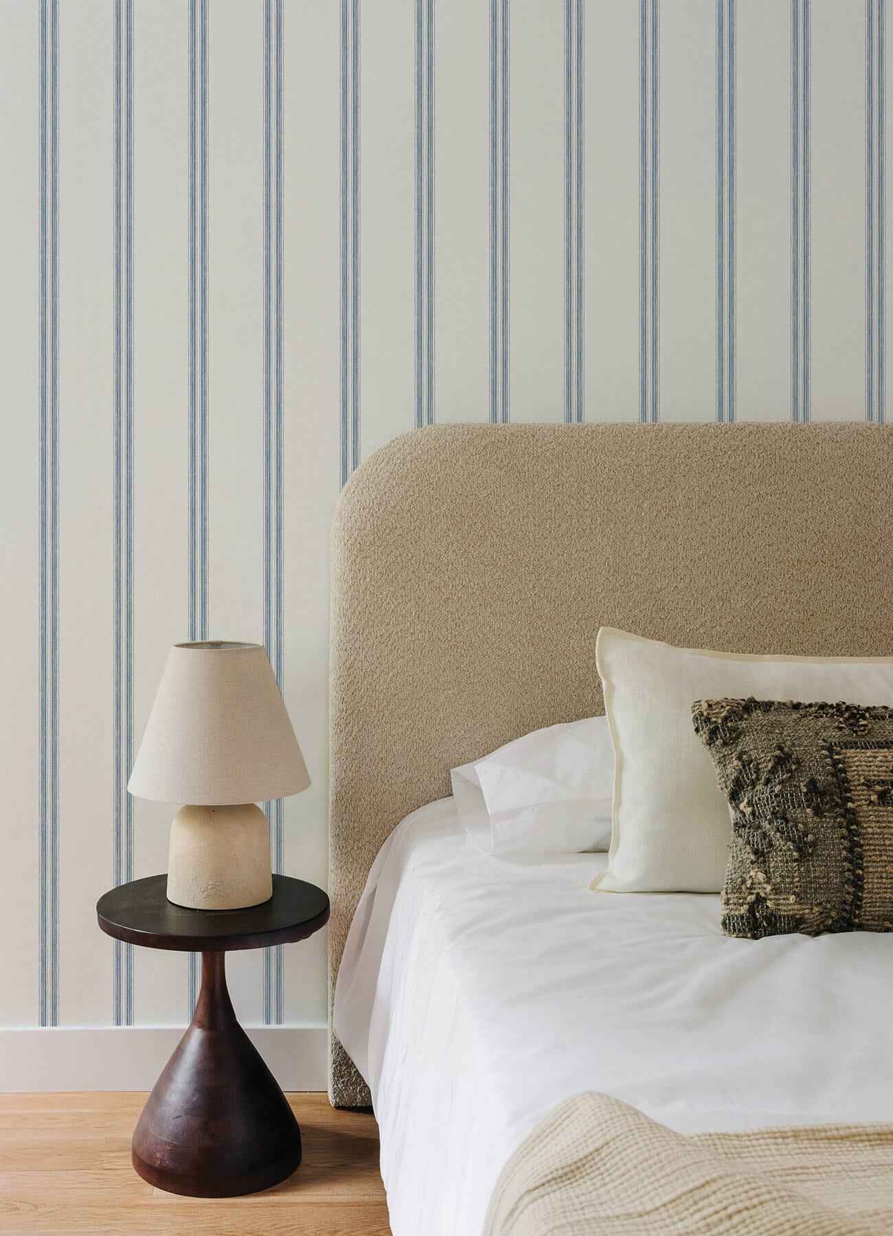 Johnny Blue Stripes Wallpaper - York Wallcoverings - 4169-13075