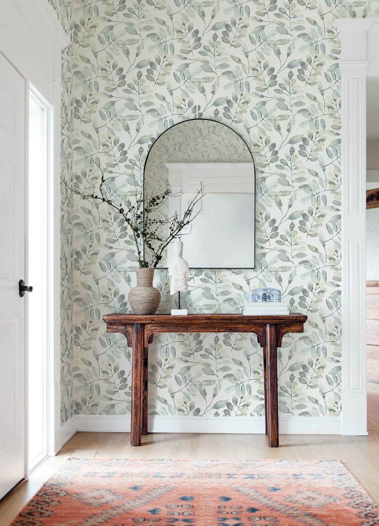 Pinnate Grey Leaves Wallpaper - York Wallcoverings - 4169-13905 - York Wallcoverings Wallpaper