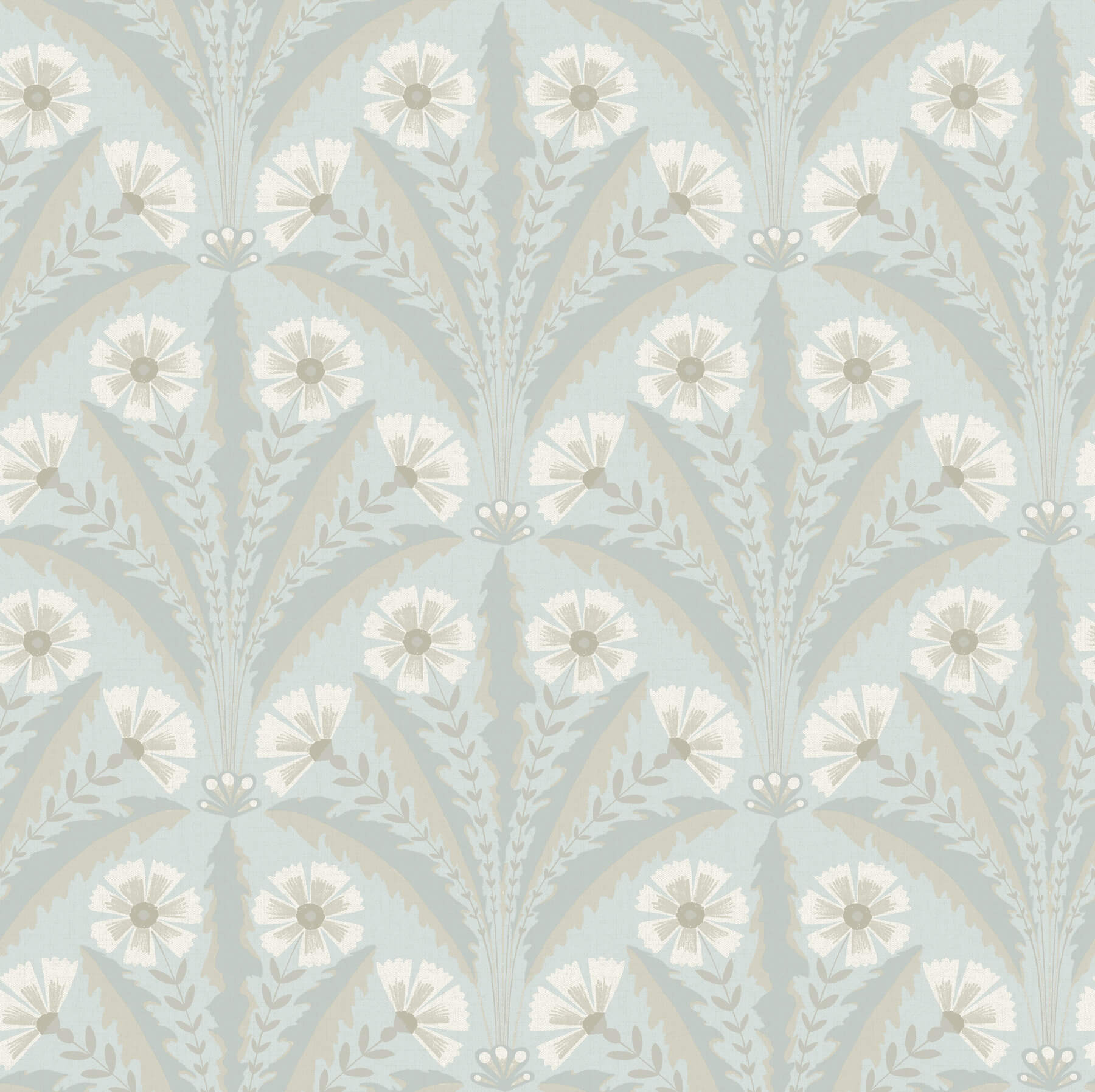 tap-root-light-blue-floral-damask-wallpaper-york-wallcoverings-4169-27602 - York Wallcoverings Wallpaper