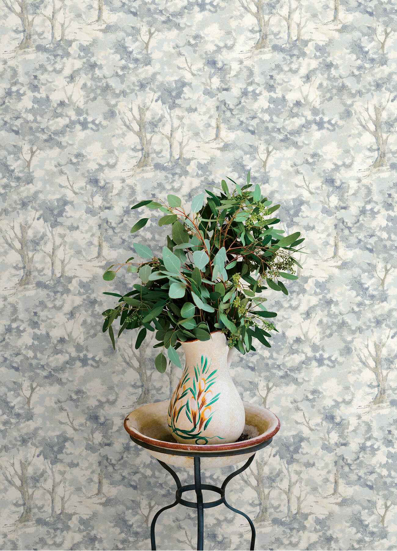 Thicket Blue Forest Wallpaper - York Wallcoverings - 4169-83108