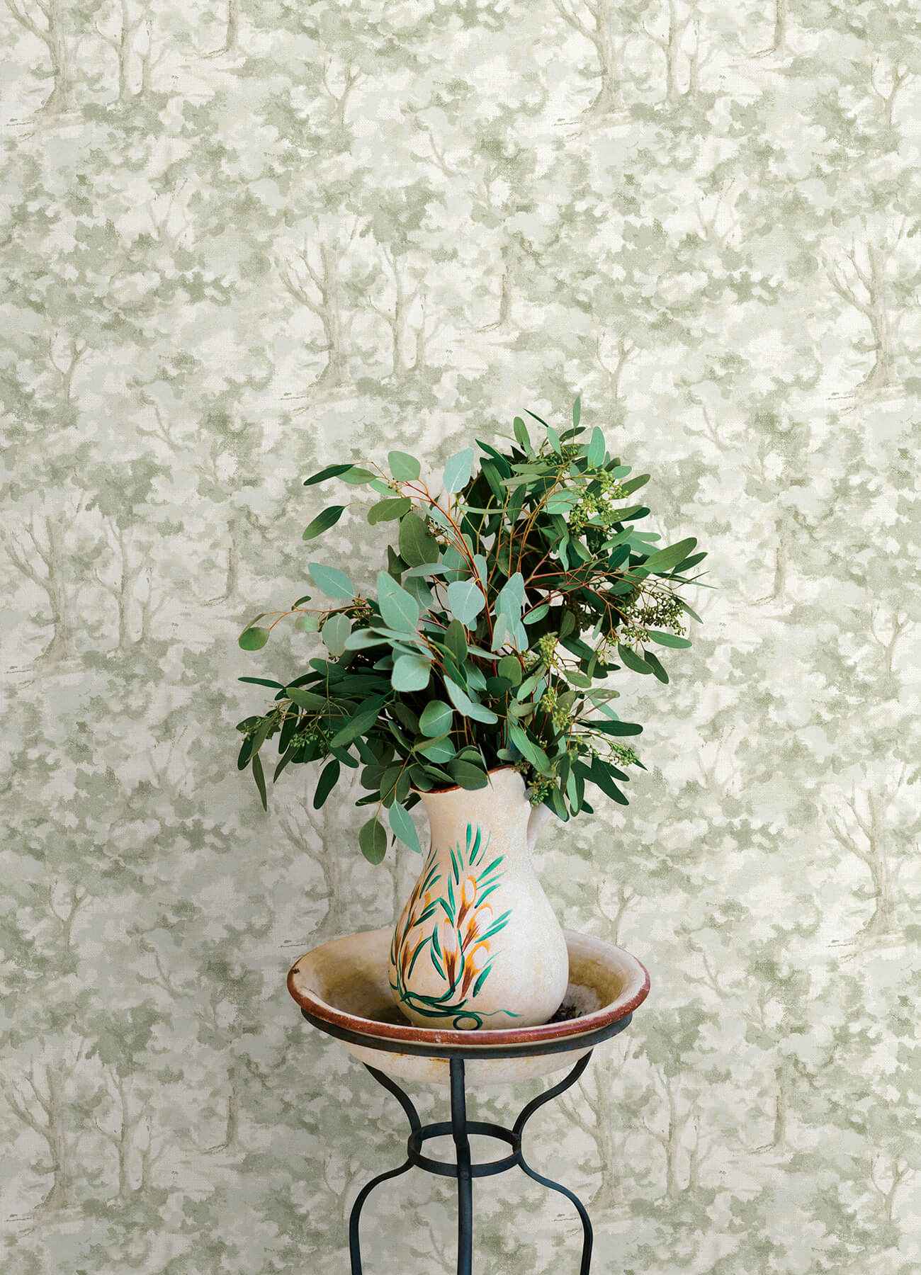 Thicket Sage Forest Wallpaper - York Wallcoverings - 4169-83109