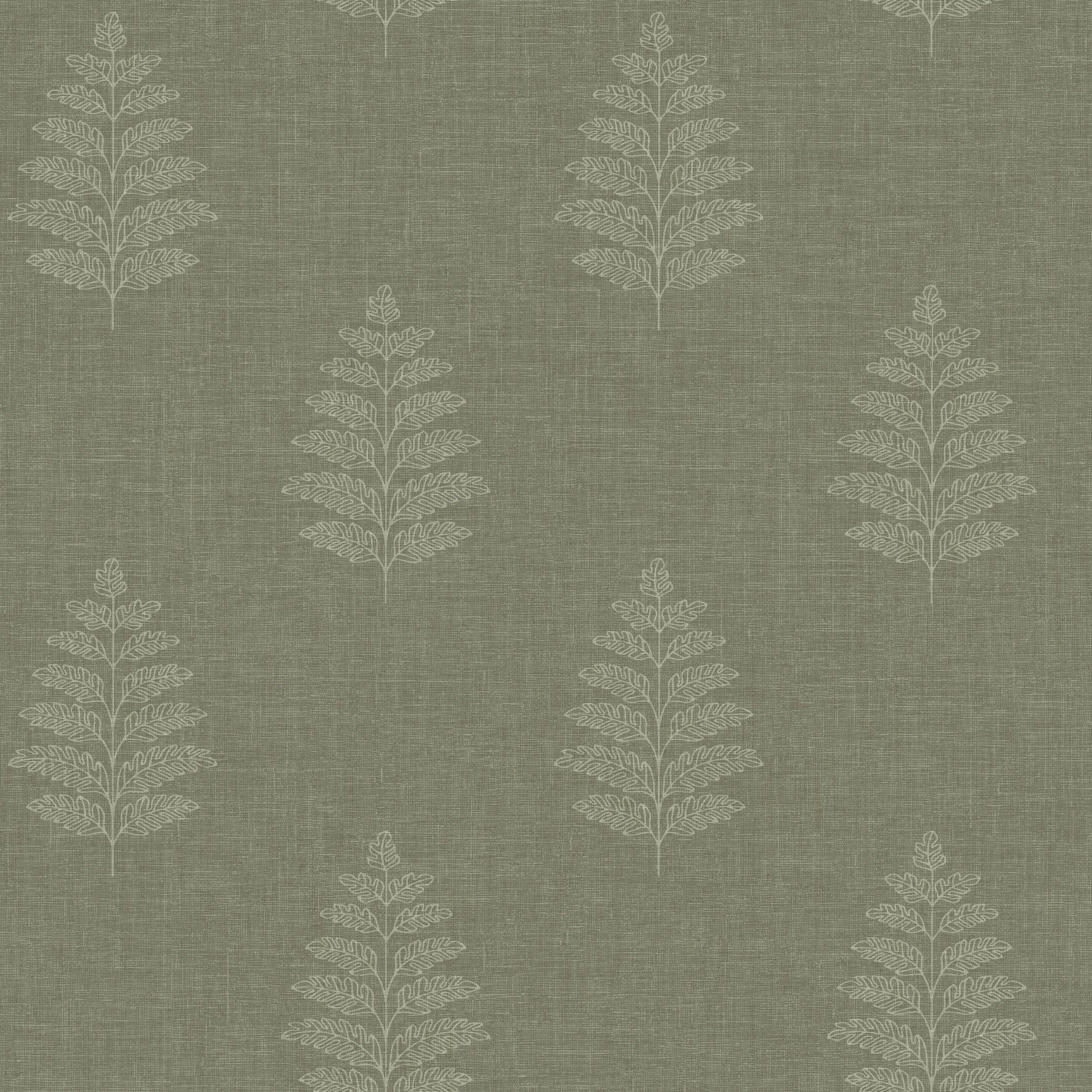 frond-dark-green-leaf-wallpaper-york-wallcoverings-4169-83126 - York Wallcoverings Wallpaper