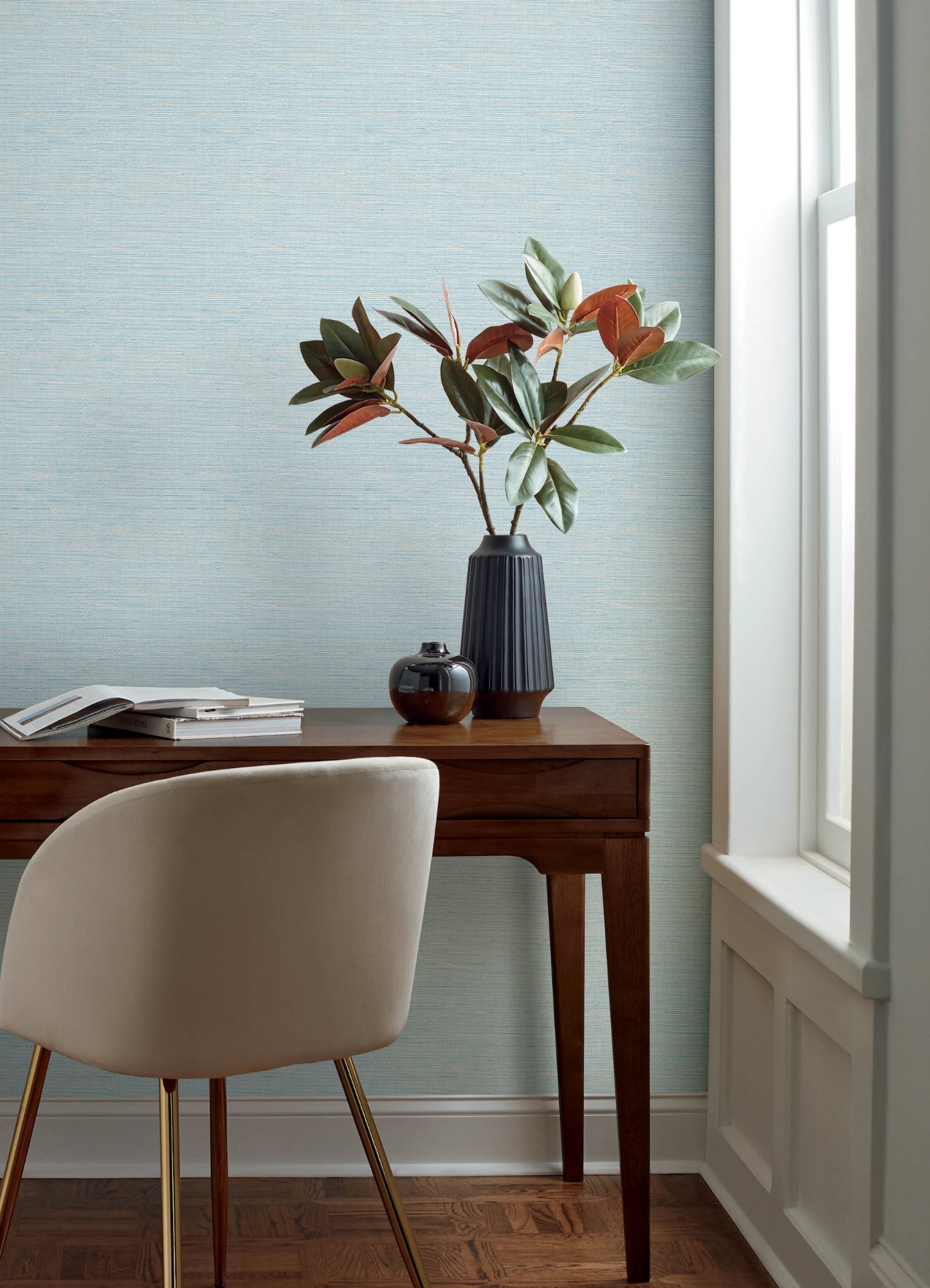 agave-sky-blue-faux-grasscloth-wallpaper-york-wallcoverings-4169-24283