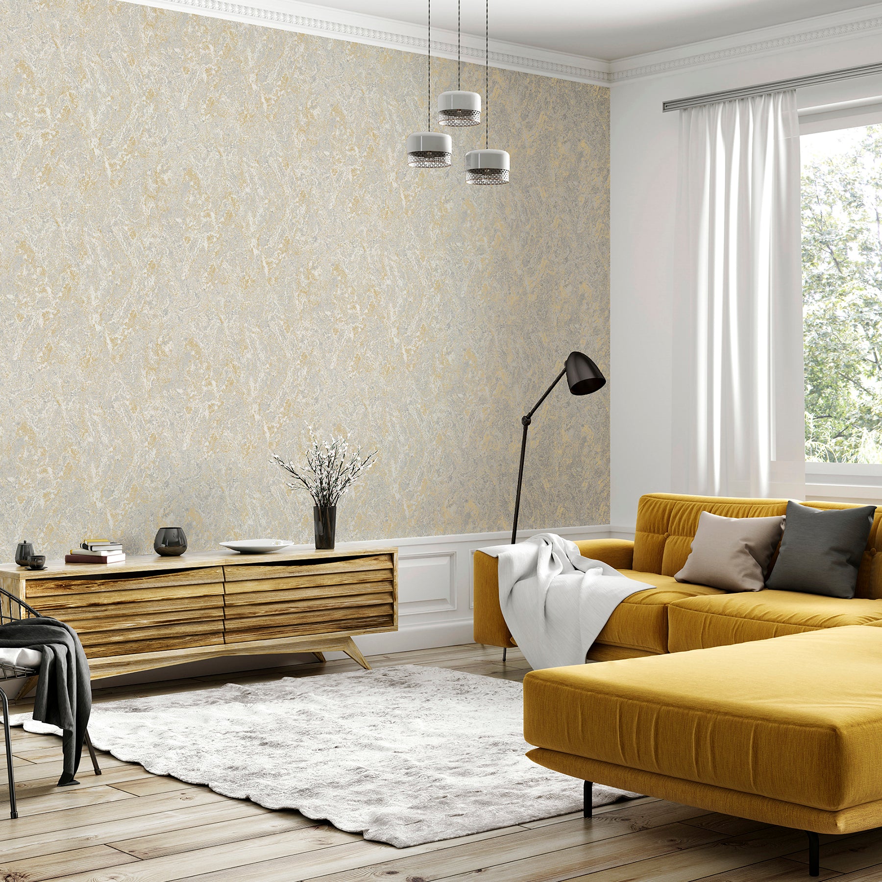 evonne-neutral-marble-patina-wallpaper-york-wallcoverings-ah296804 - York Wallcoverings Wallpaper