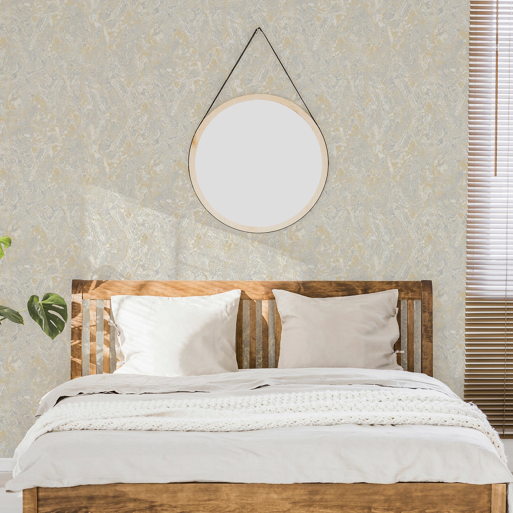 evonne-neutral-marble-patina-wallpaper-york-wallcoverings-ah296804 - York Wallcoverings Wallpaper