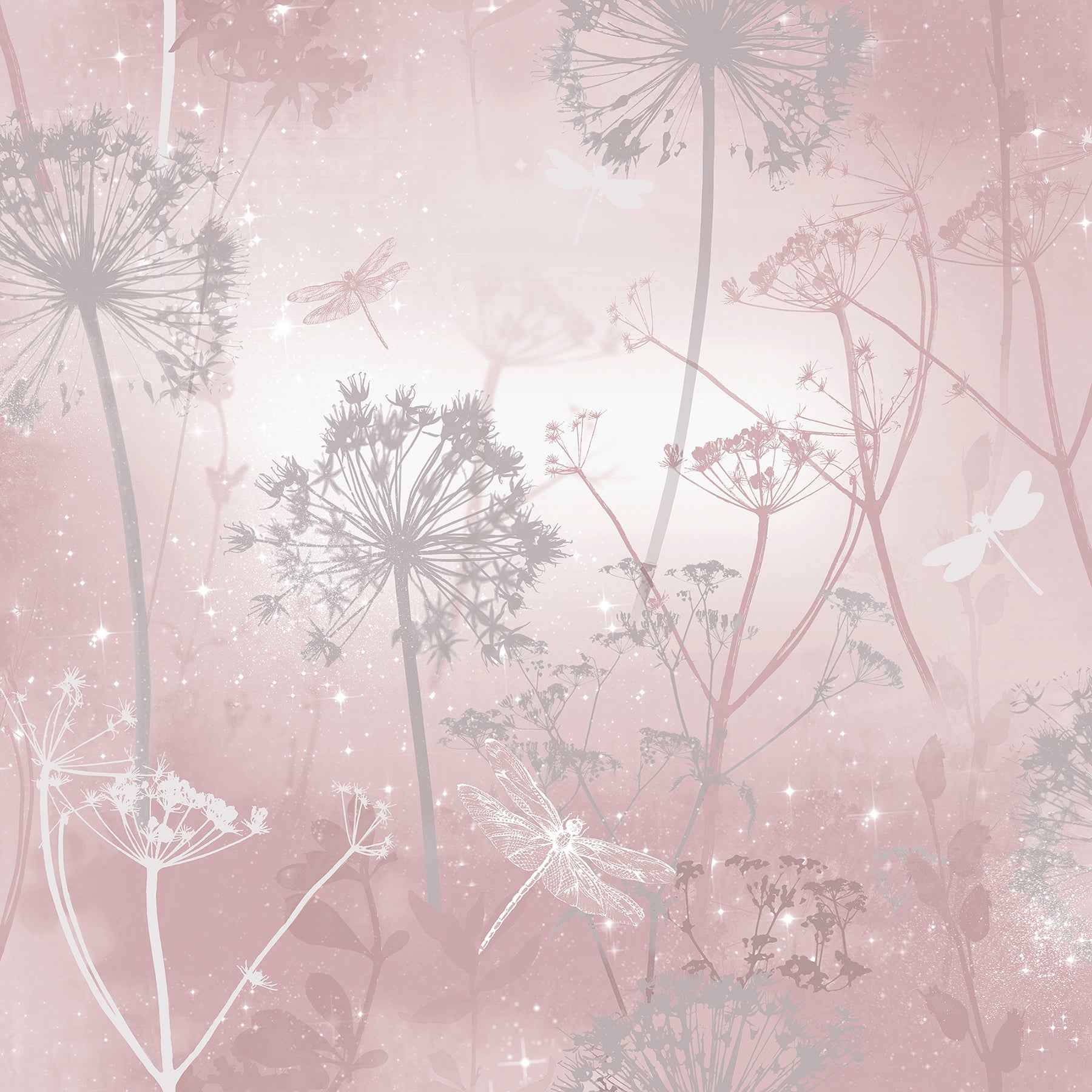 Lena Pink Floral Wallpaper - York Wallcoverings - AH692305 - York Wallcoverings Wallpaper