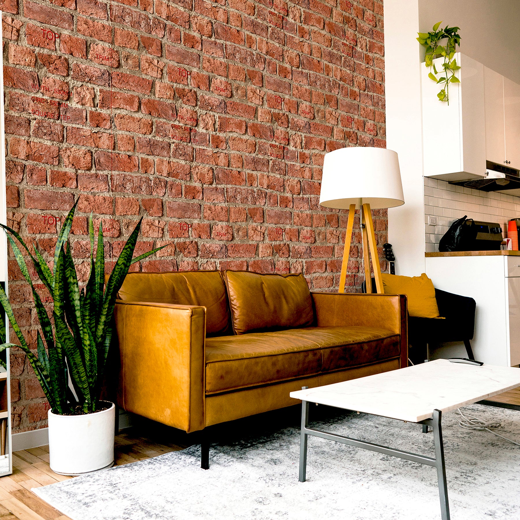 clifford-red-urban-brick-wallpaper-york-wallcoverings-ah696600 - York Wallcoverings Wallpaper