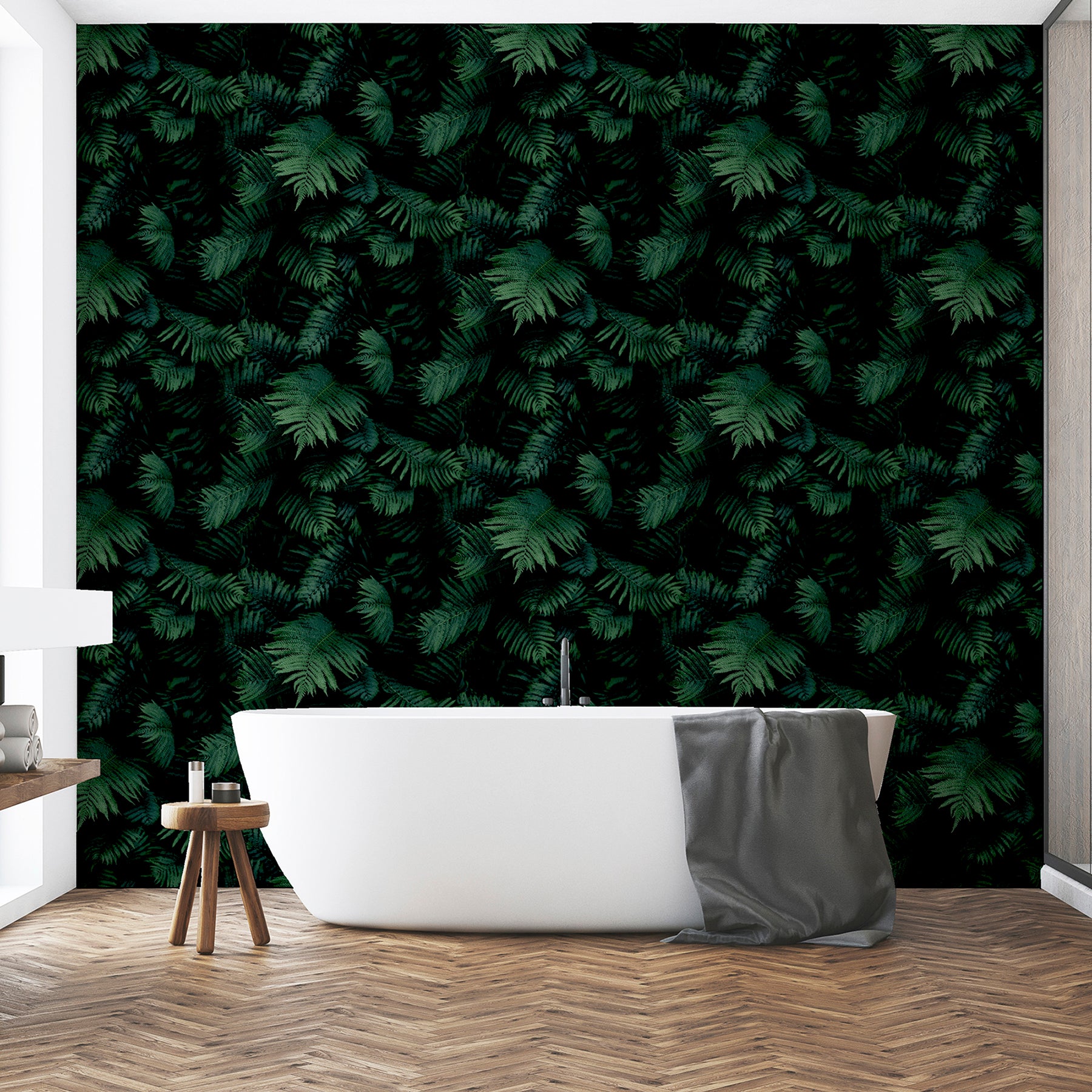 winona-green-ferns-wallpaper-york-wallcoverings-ah907601 - York Wallcoverings Wallpaper