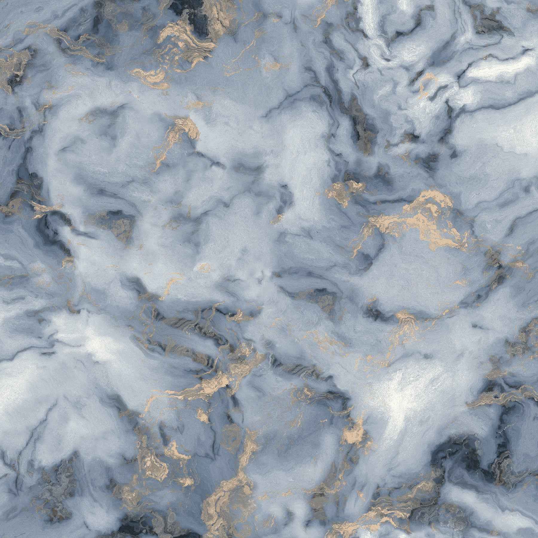 Merrick Navy Marble Wallpaper - York Wallcoverings - AH923000 - York Wallcoverings Wallpaper