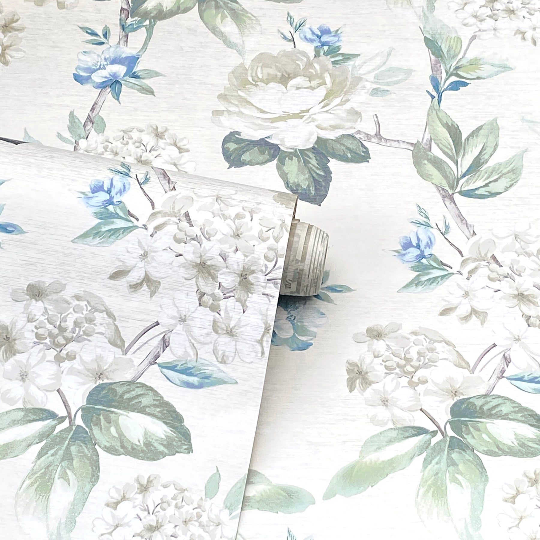 atley-light-green-floral-wallpaper-york-wallcoverings-ah923802 - York Wallcoverings Wallpaper