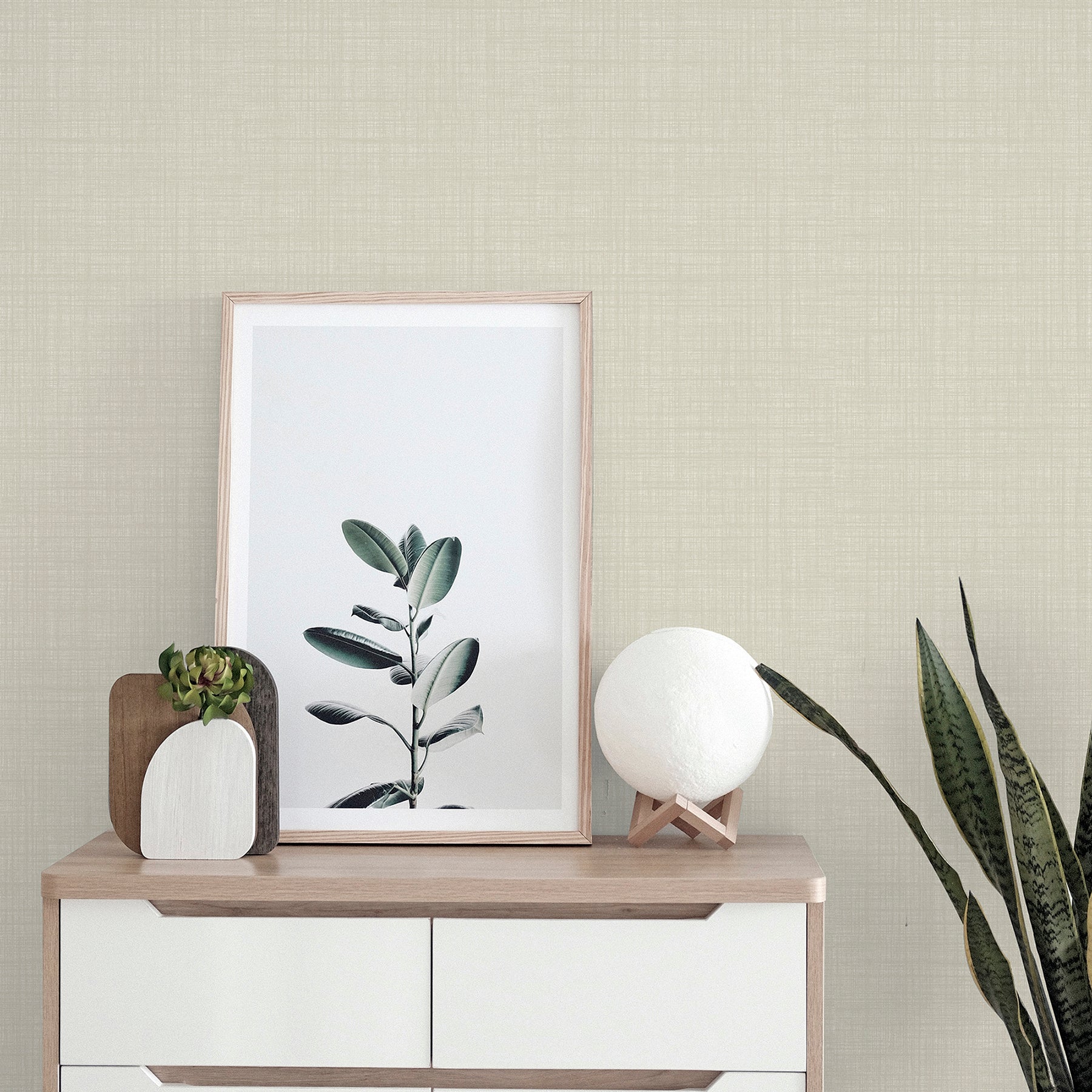 rafe-neutral-woven-texture-wallpaper-york-wallcoverings-ah946003 - York Wallcoverings Papel pintado