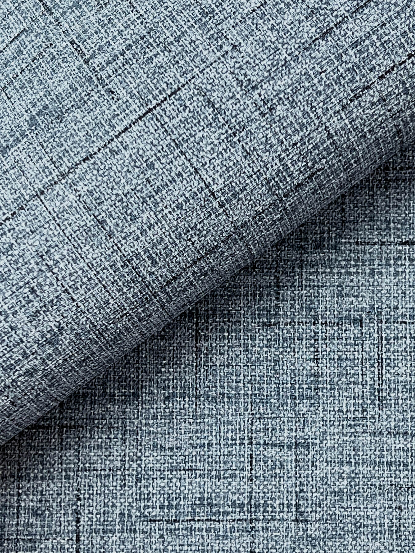 leon-denim-faux-fabric-wallpaper-york-wallcoverings-4207-5415 - York Wallcoverings Papel pintado