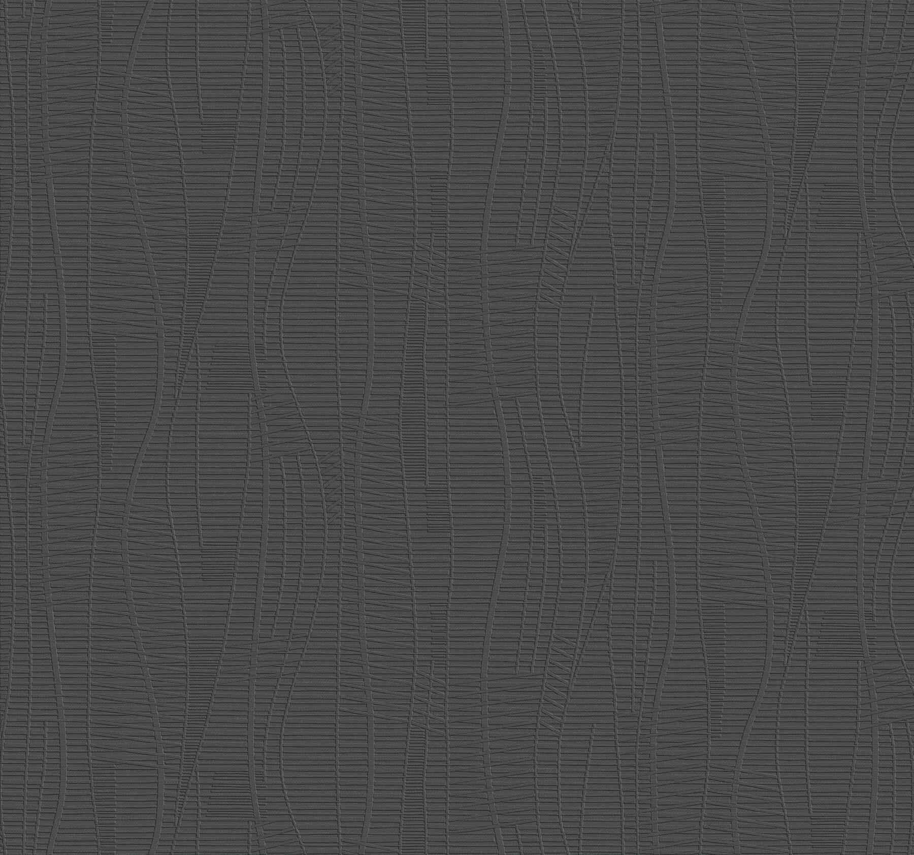 Amir Black Embossed Wallpaper - York Wallcoverings - 4207-5448