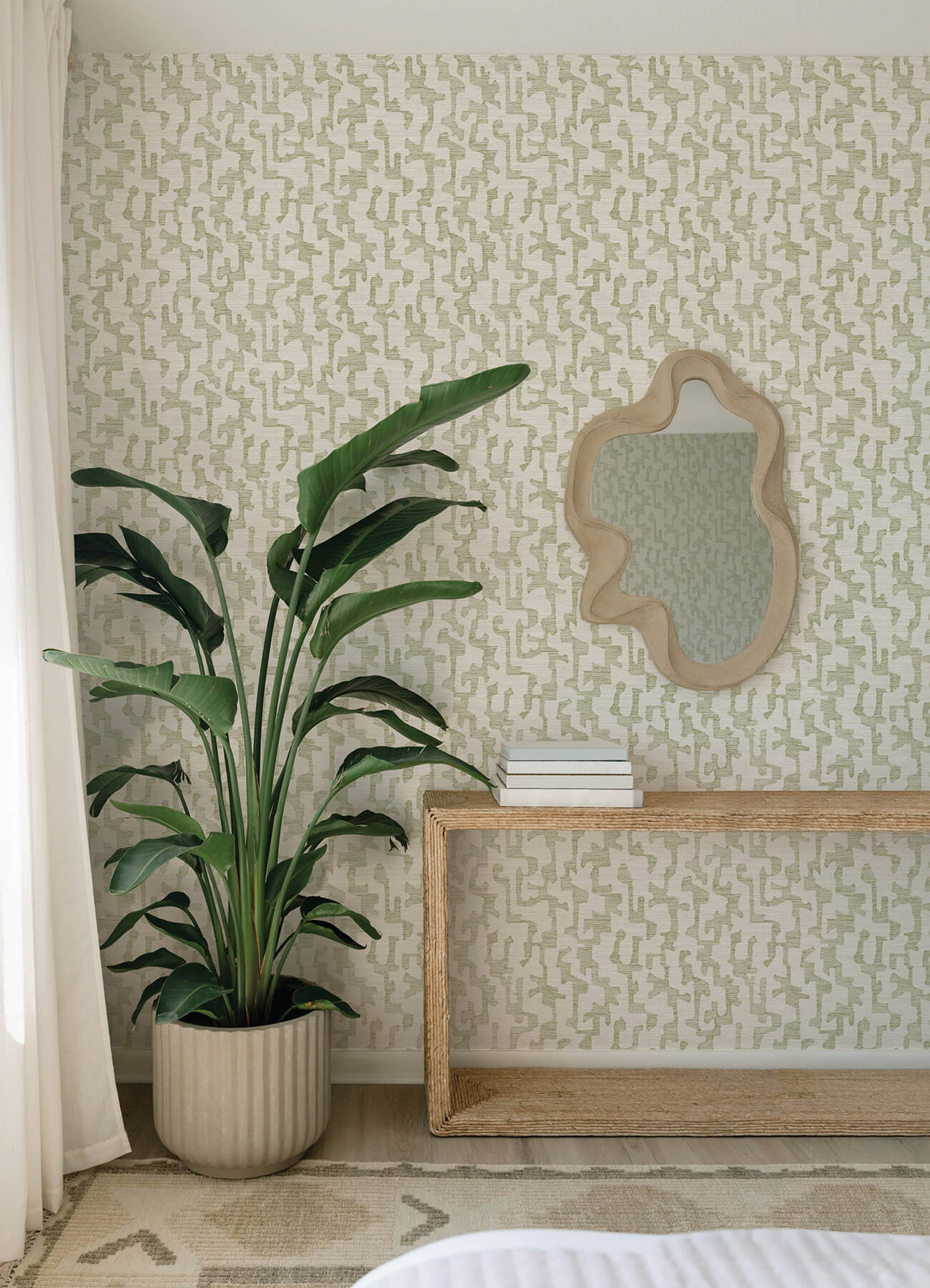 cipher-moss-geometric-faux-grasscloth-wallpaper-york-wallcoverings-4177-27702 - York Wallcoverings Papel pintado