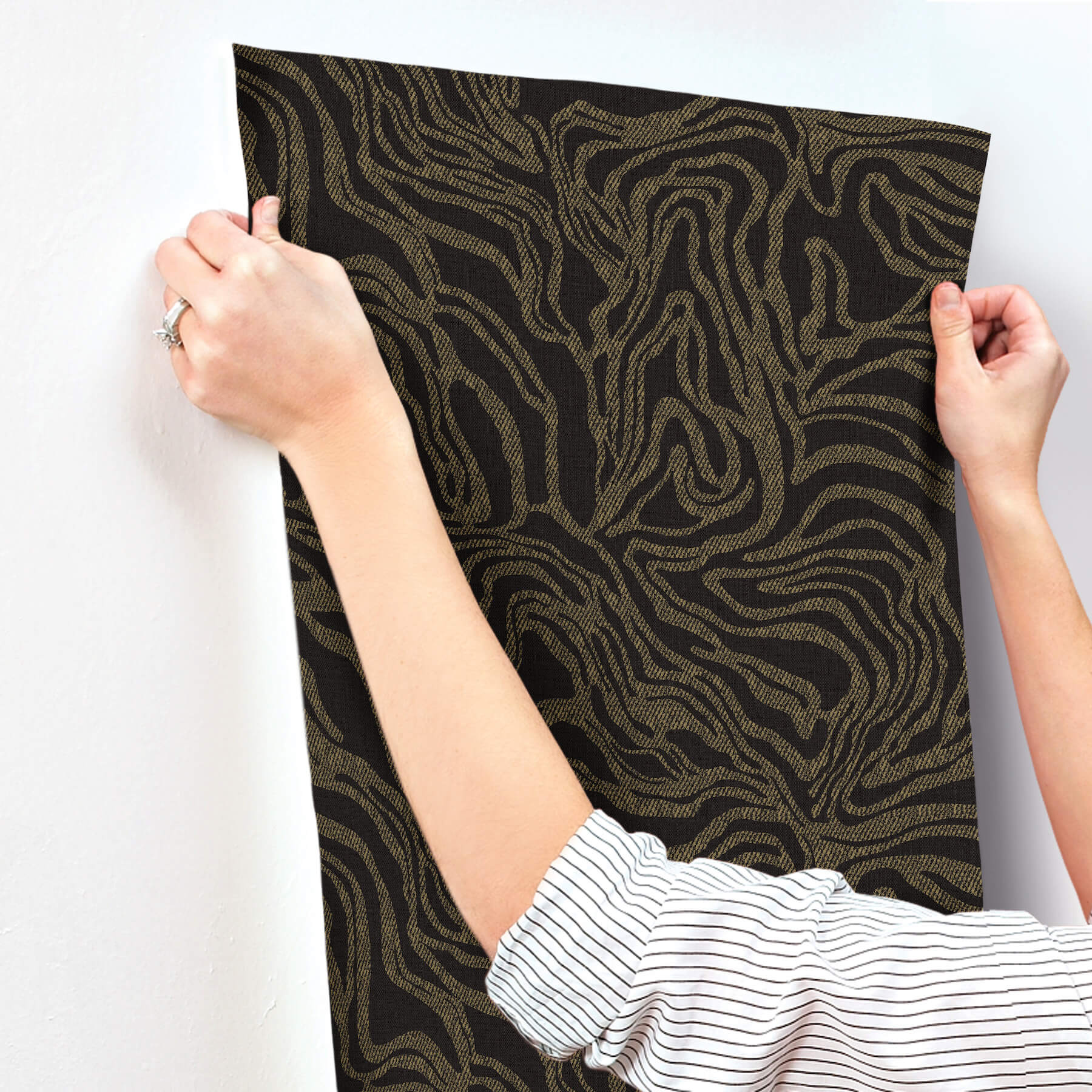 massar-black-modern-marbled-wallpaper-york-wallcoverings-4177-27709 - York Wallcoverings Wallpaper