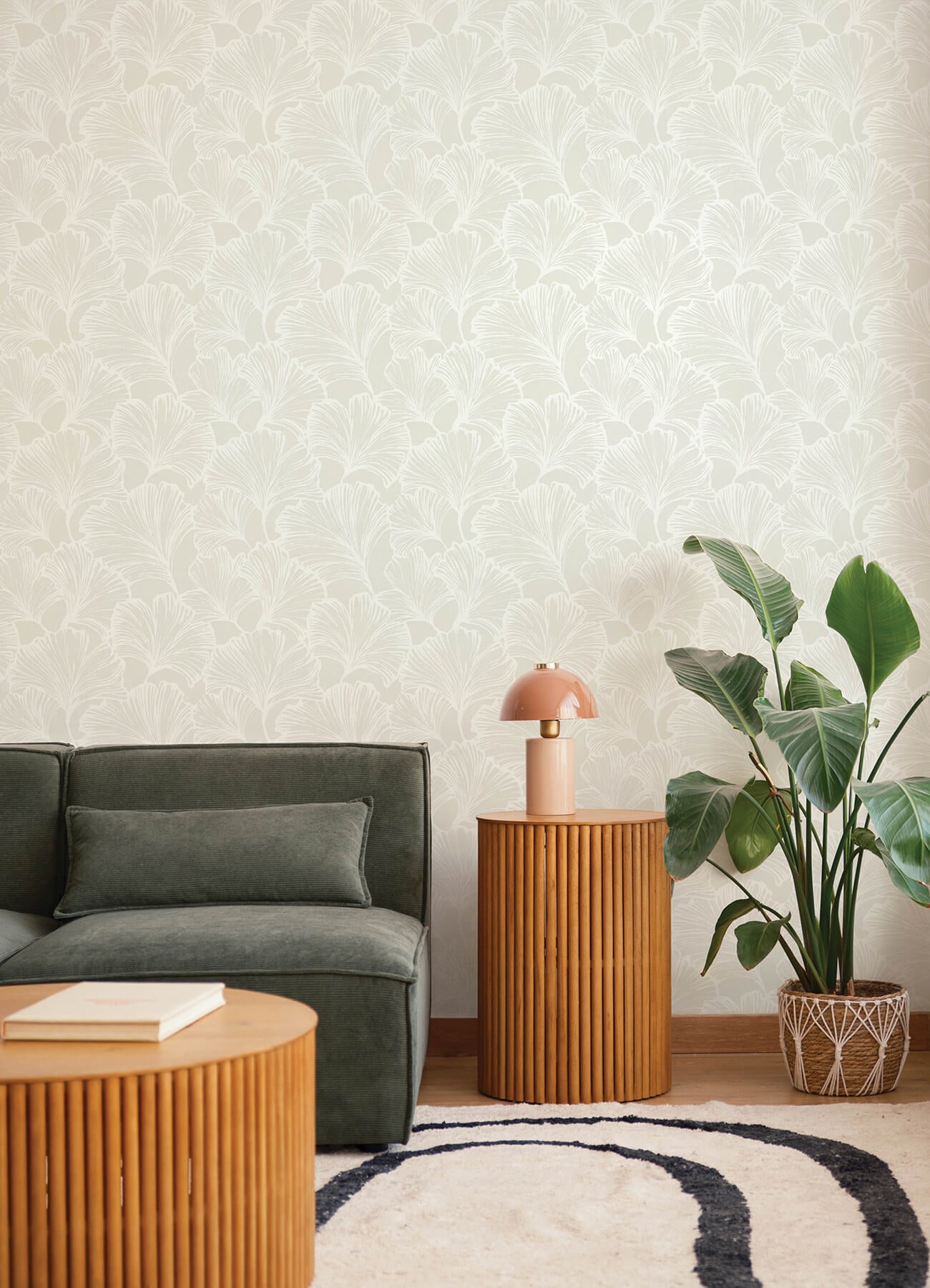kyoto-dove-ginkgo-leaf-wallpaper-york-wallcoverings-4177-27710 - York Wallcoverings Wallpaper