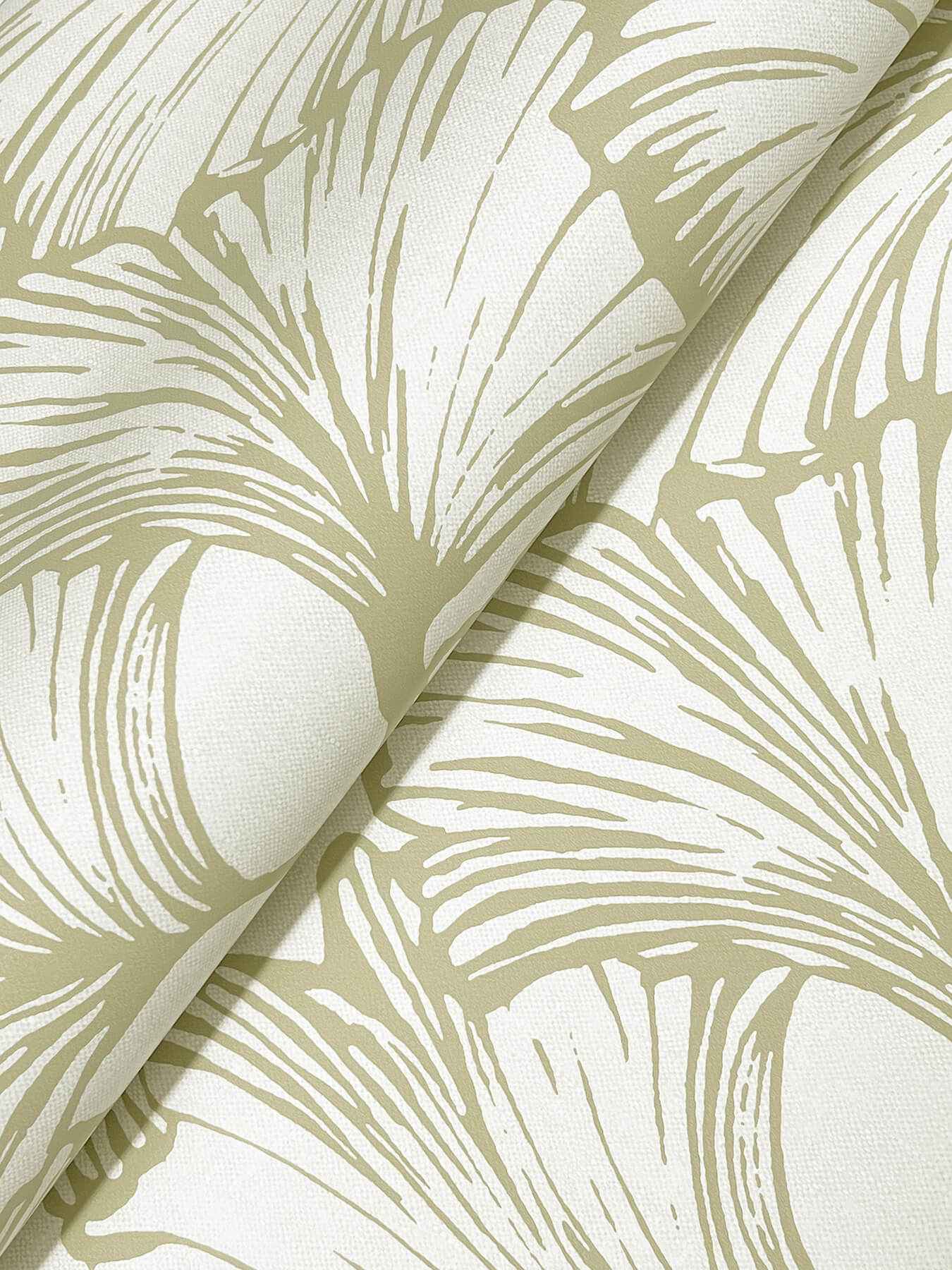Kyoto Moss Ginkgo Leaf Wallpaper - York Wallcoverings - 4177-27714 - York Wallcoverings Wallpaper