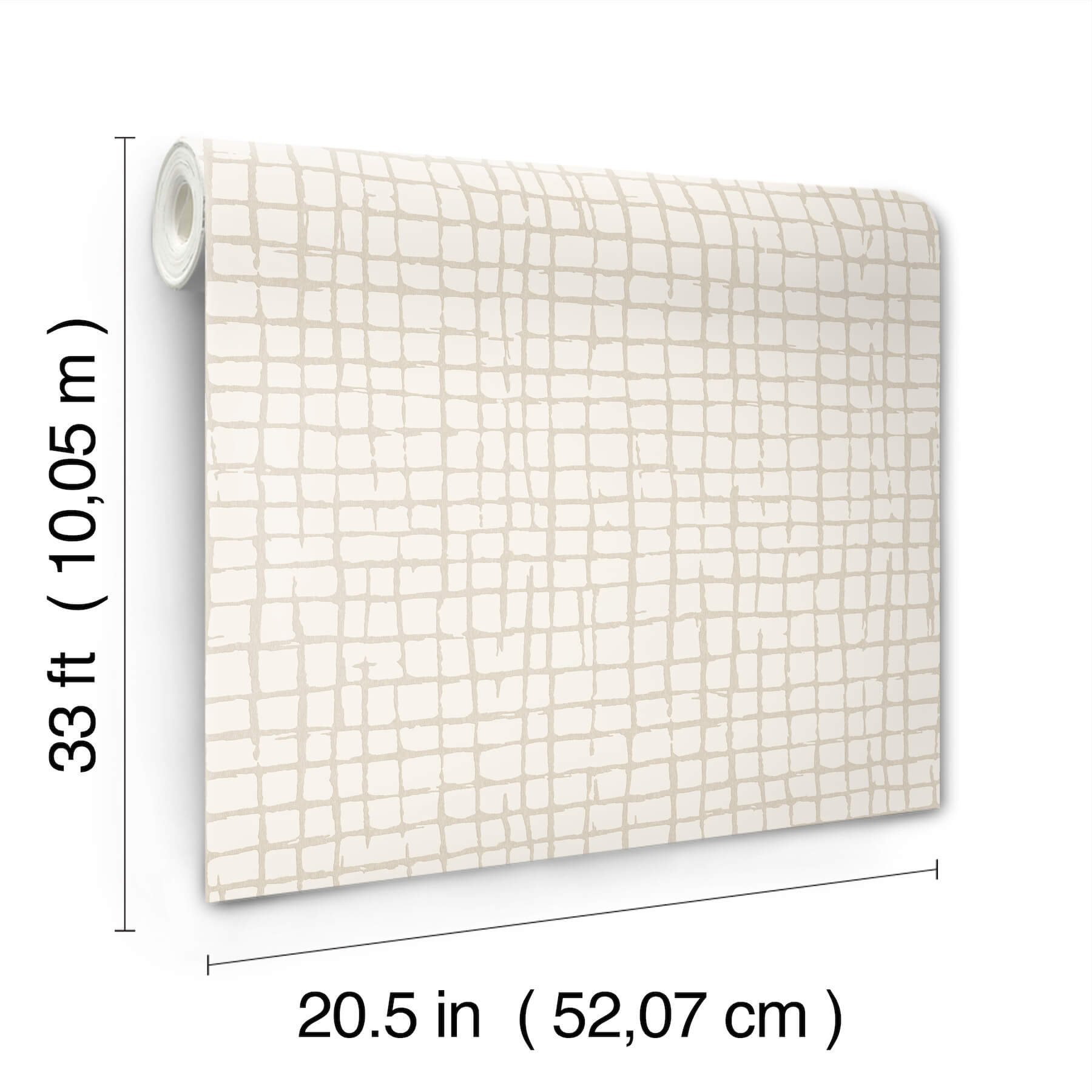 albin-beige-gridline-wallpaper-york-wallcoverings-4177-27716 - York Wallcoverings Wallpaper