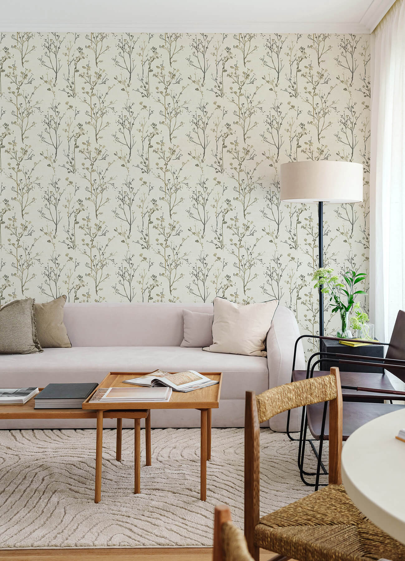 silverling-neutral-budding-branches-wallpaper-york-wallcoverings-4177-27720 - York Wallcoverings Papel pintado