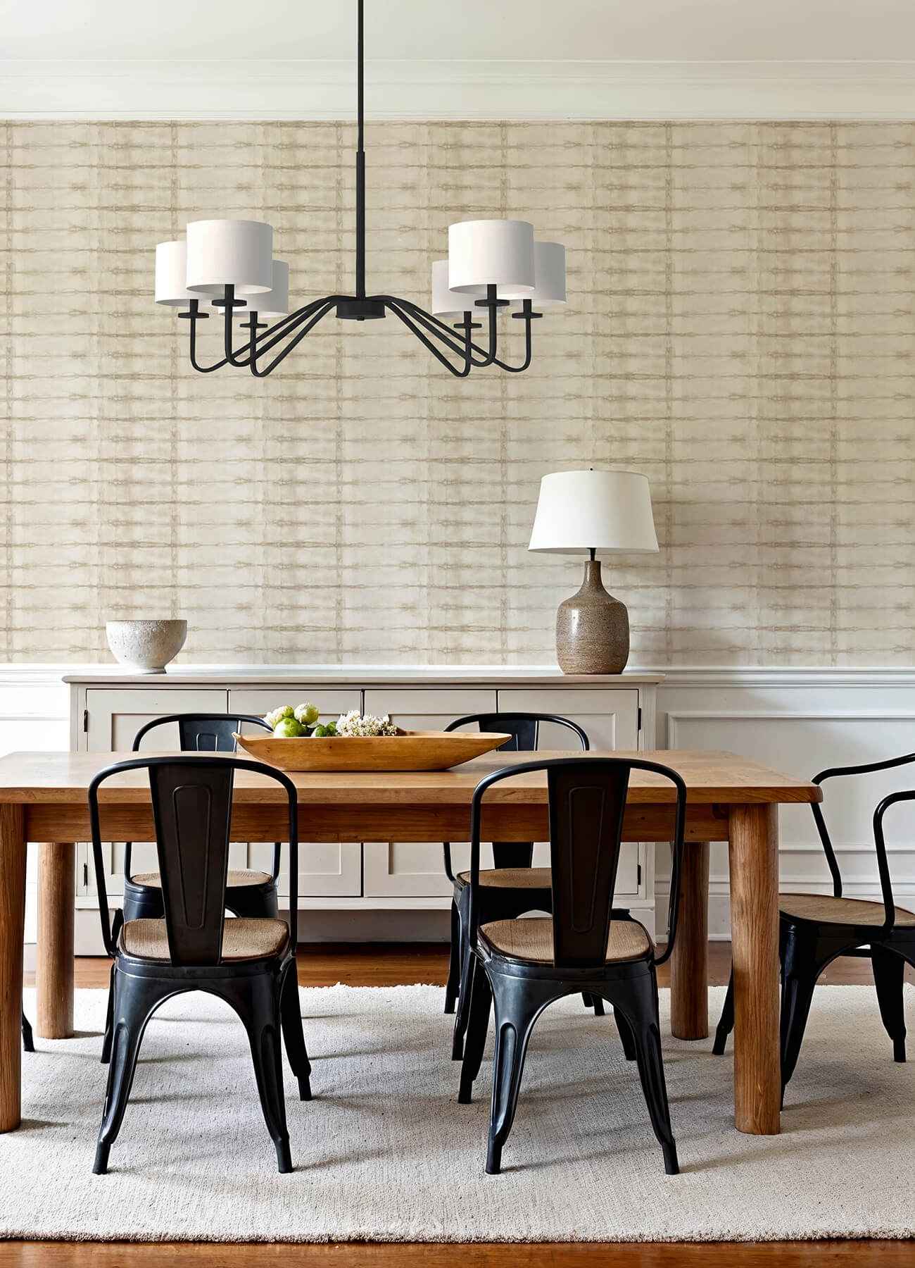 Modulus Beige Geometric Stripe Wallpaper - York Wallcoverings - 4177-27729