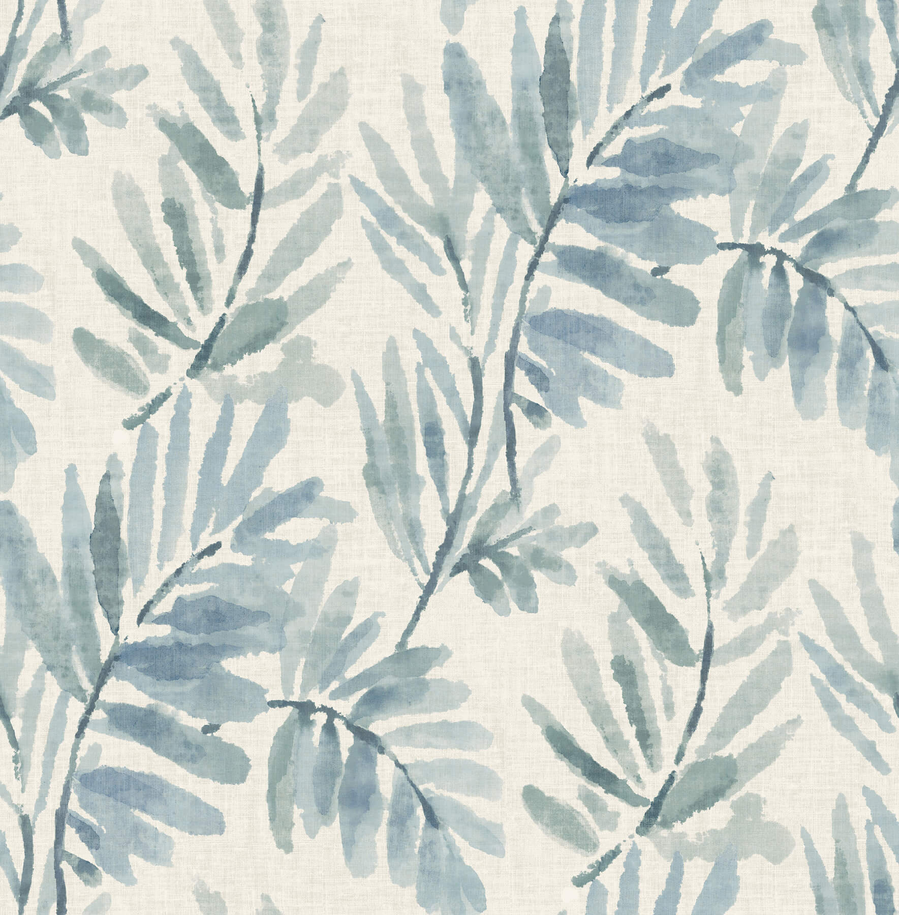serenade-blue-ferns-wallpaper-york-wallcoverings-4177-27743 - York Wallcoverings Wallpaper
