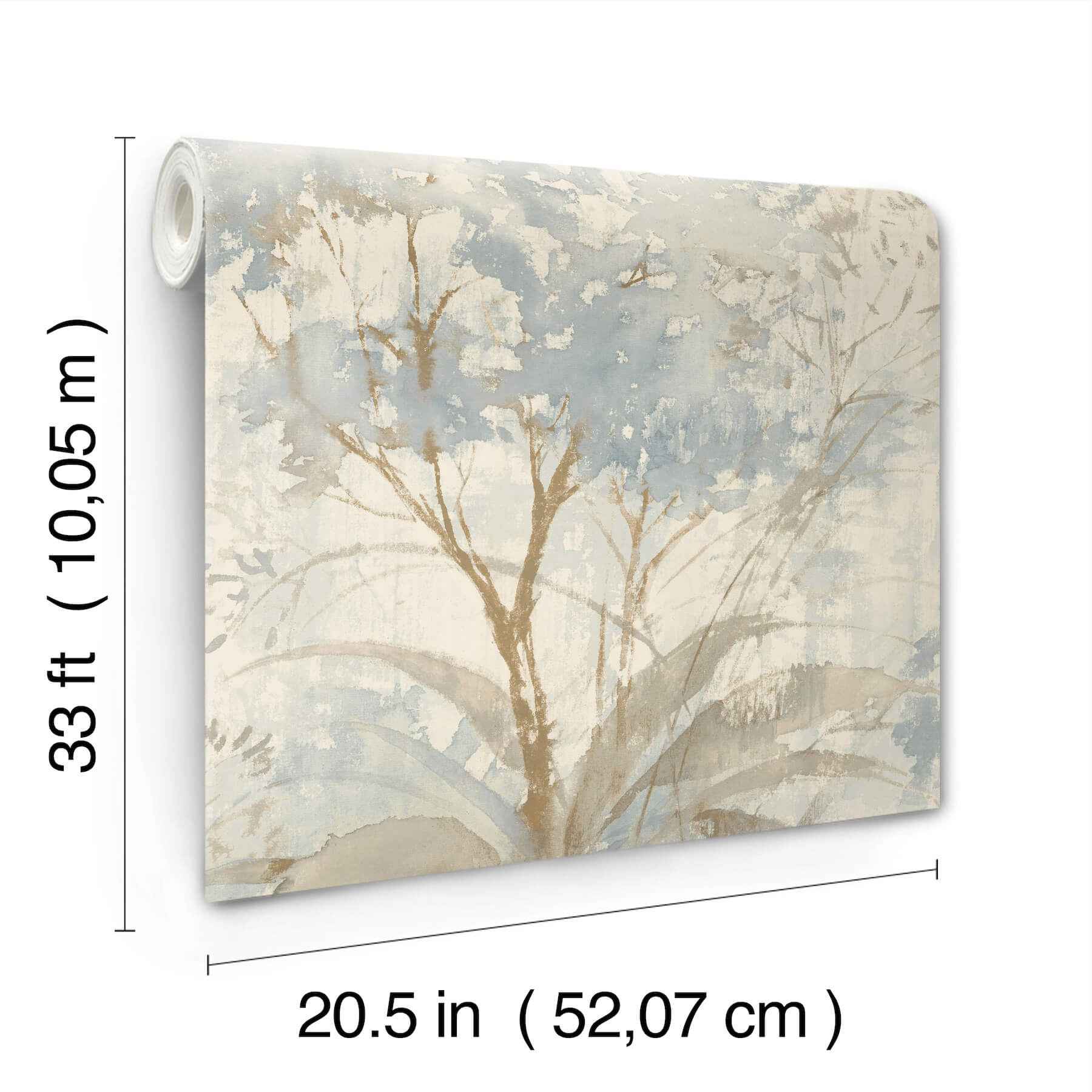 Mistwood Blue Forest Wallpaper - York Wallcoverings - 4177-27749 - York Wallcoverings Wallpaper