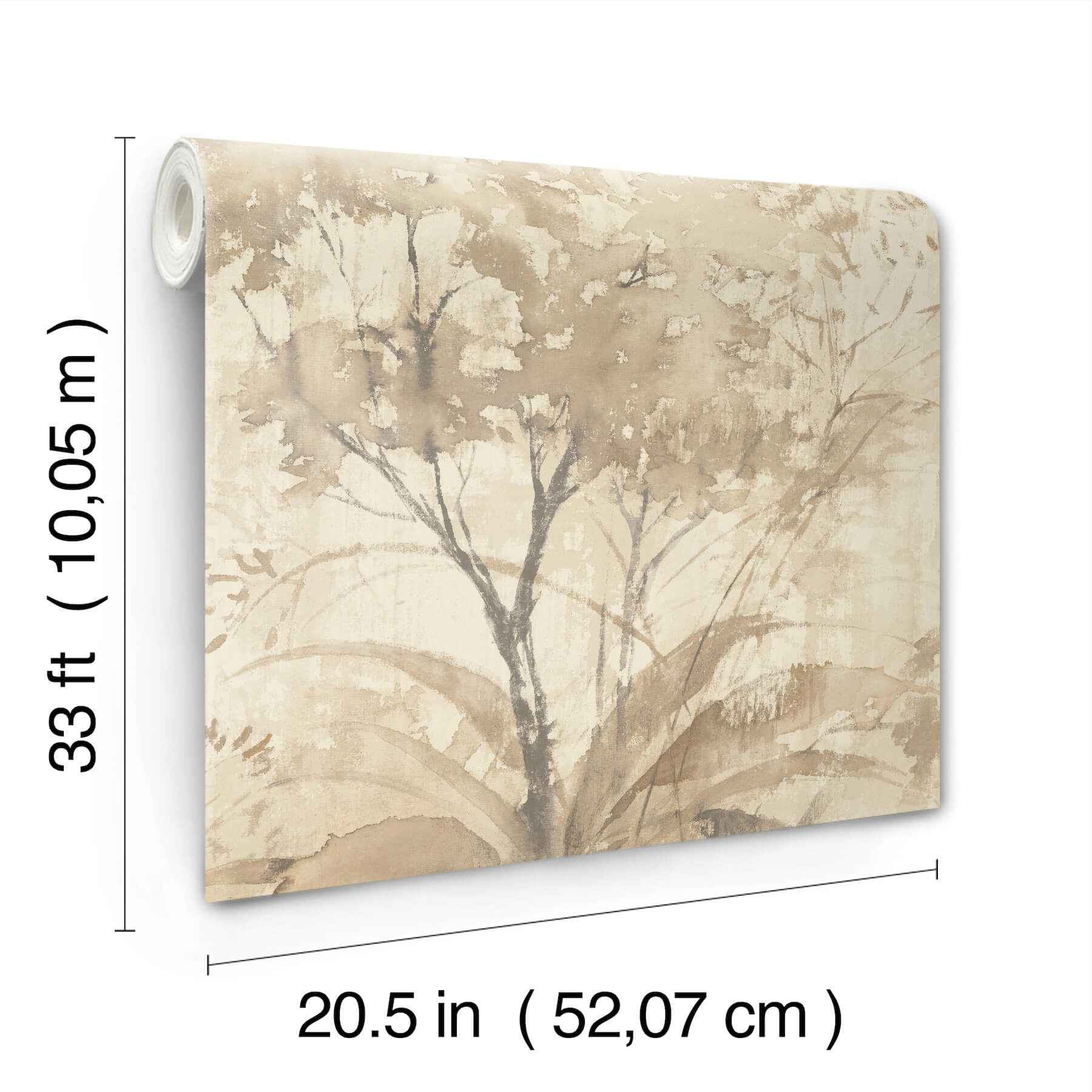 Mistwood Coffee Forest Wallpaper - York Wallcoverings - 4177-27750 - York Wallcoverings Wallpaper