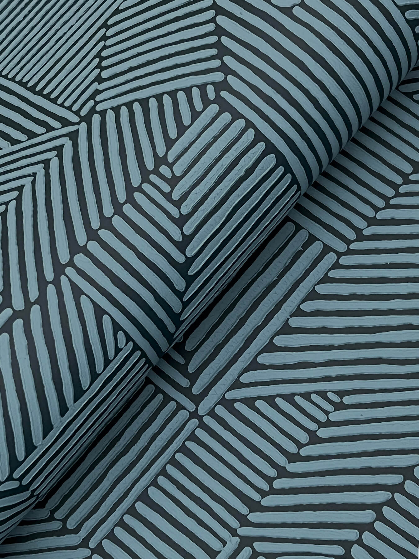 crescendo-dark-blue-block-geometric-wallpaper-york-wallcoverings-4177-83301 - York Wallcoverings Papel pintado