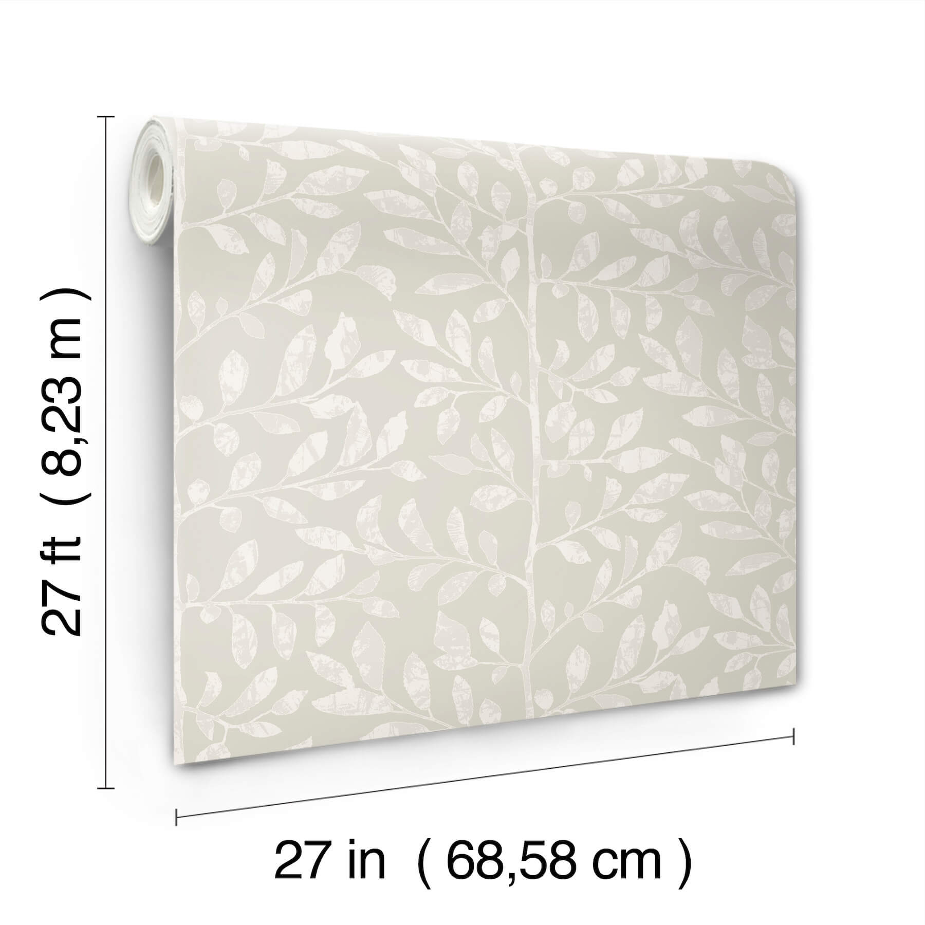 sagecrest-light-grey-sapling-wallpaper-york-wallcoverings-4177-83307 - York Wallcoverings Wallpaper