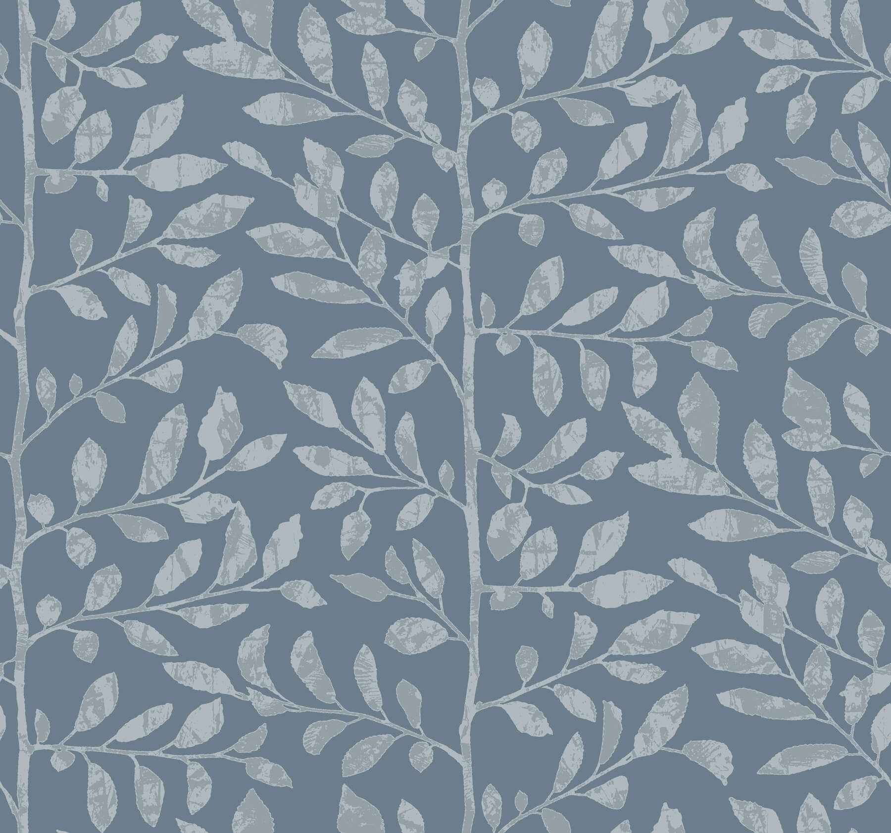 Sagecrest Blue Sapling Wallpaper - York Wallcoverings - 4177-83309 - York Wallcoverings Wallpaper
