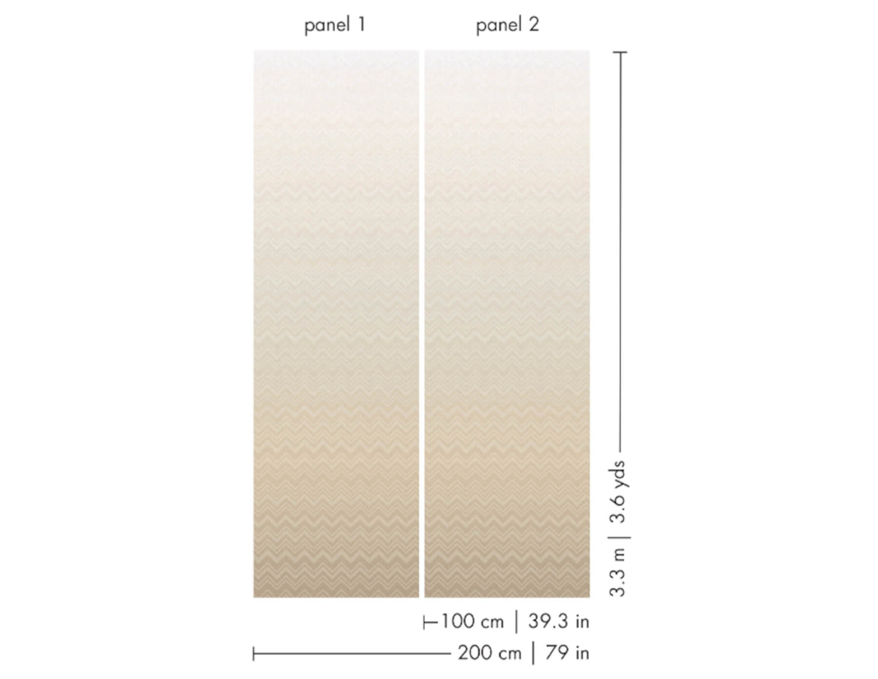 iconic-shades-cream-wallpaper-york-wallcoverings-mi10391 - York Wallcoverings Wallpaper