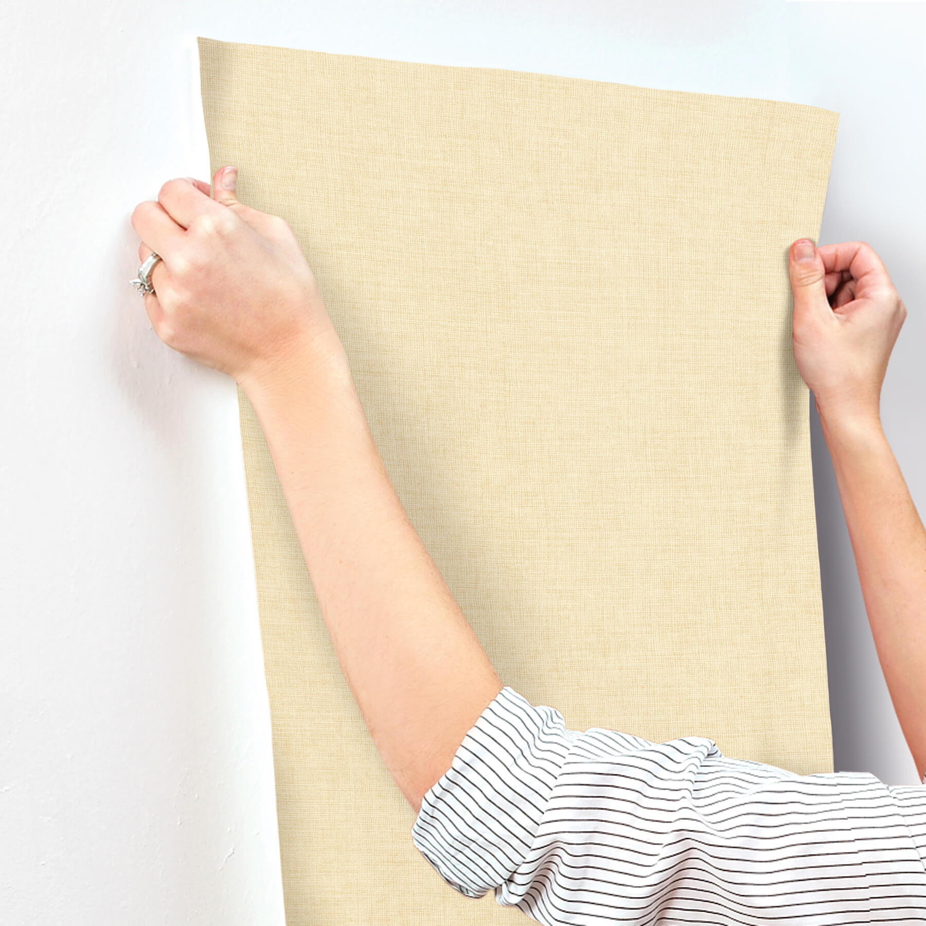 alba-cream-open-weave-wallpaper-york-wallcoverings-4193-7404 - York Wallcoverings Wallpaper