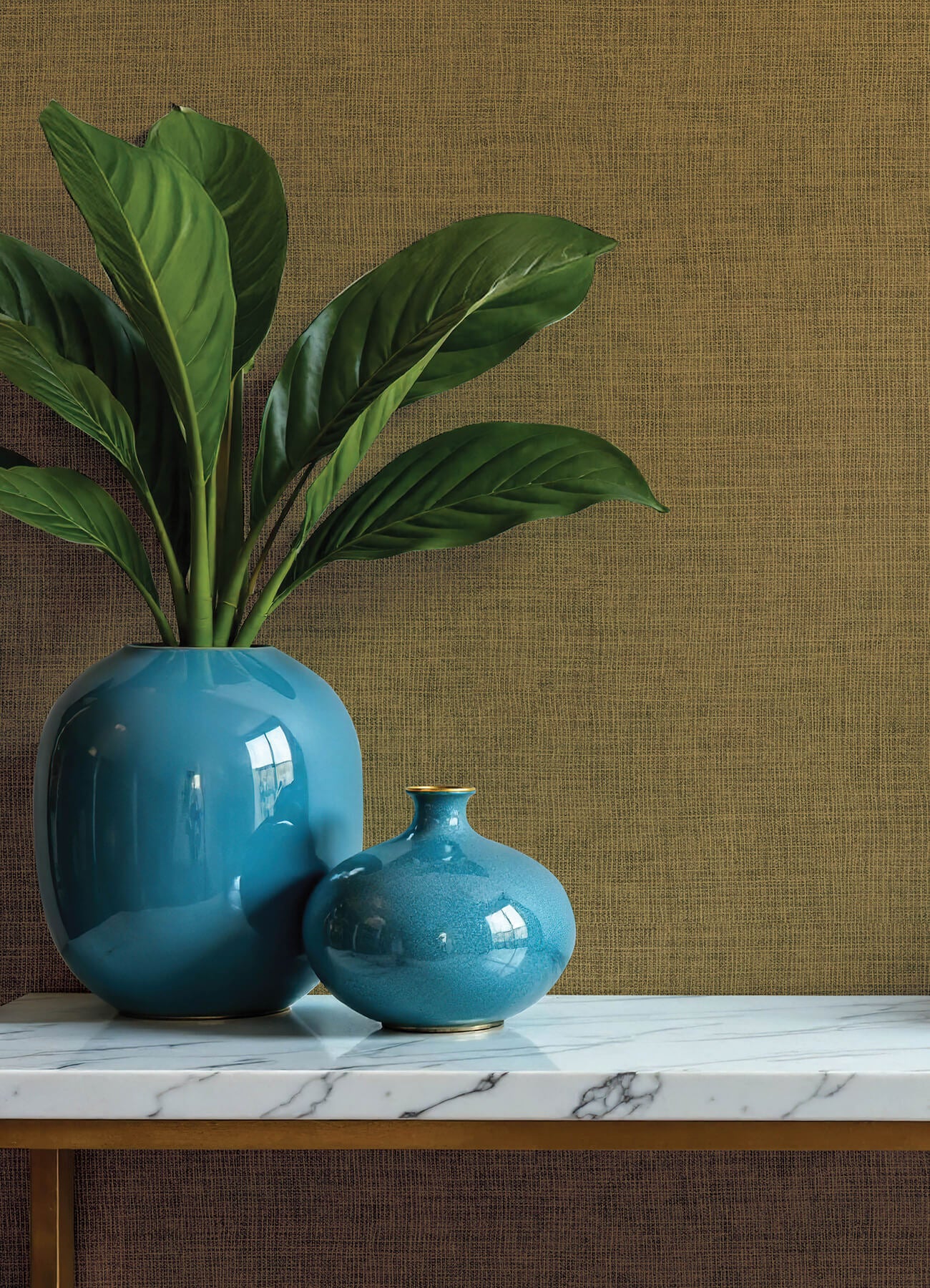 alba-bronze-open-weave-wallpaper-york-wallcoverings-4193-7408 - York Wallcoverings Papel pintado