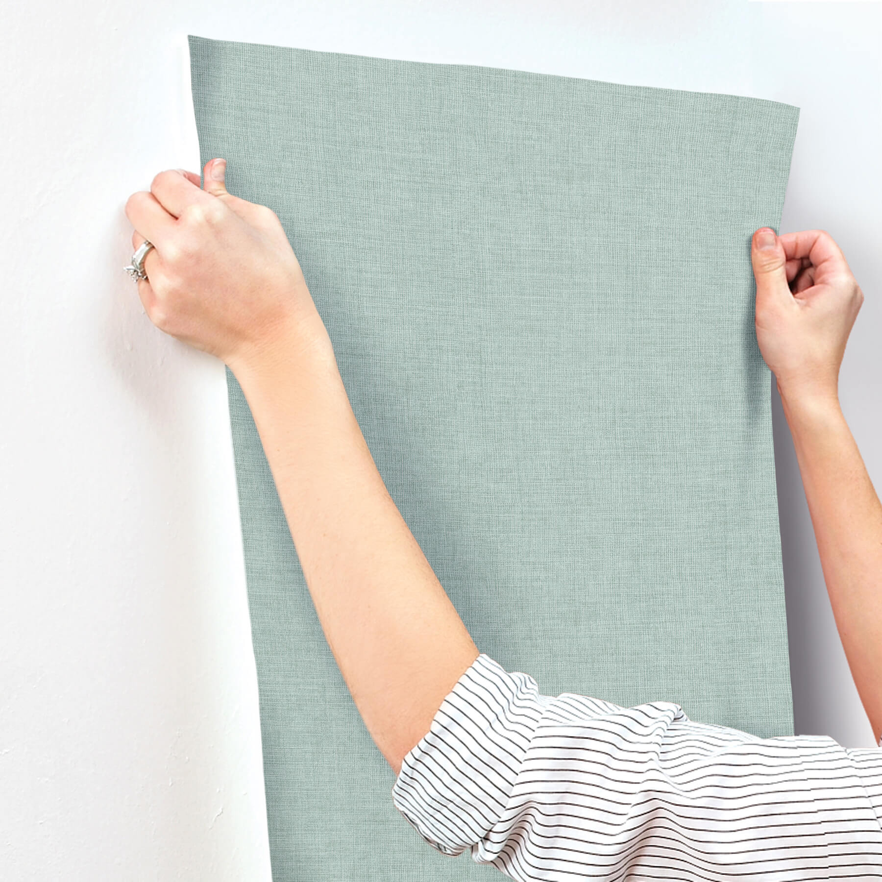 alba-light-blue-open-weave-wallpaper-york-wallcoverings-4193-7410 - York Wallcoverings Wallpaper