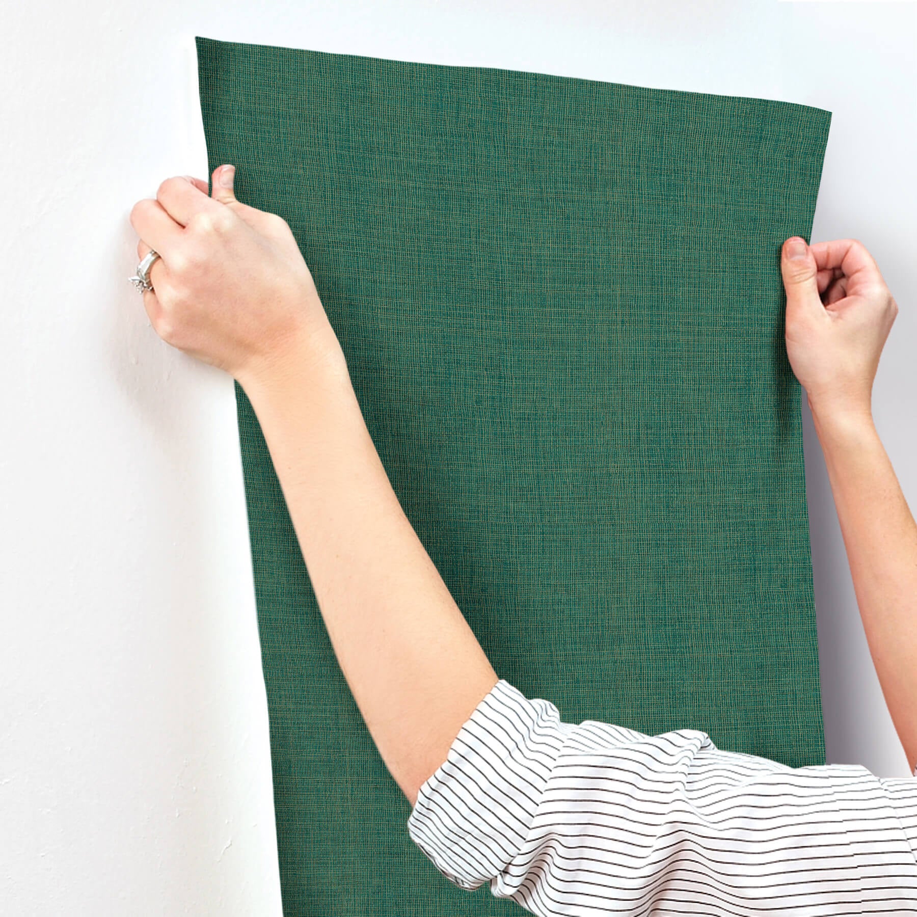 alba-evergreen-open-weave-wallpaper-york-wallcoverings-4193-7413 - York Wallcoverings Wallpaper