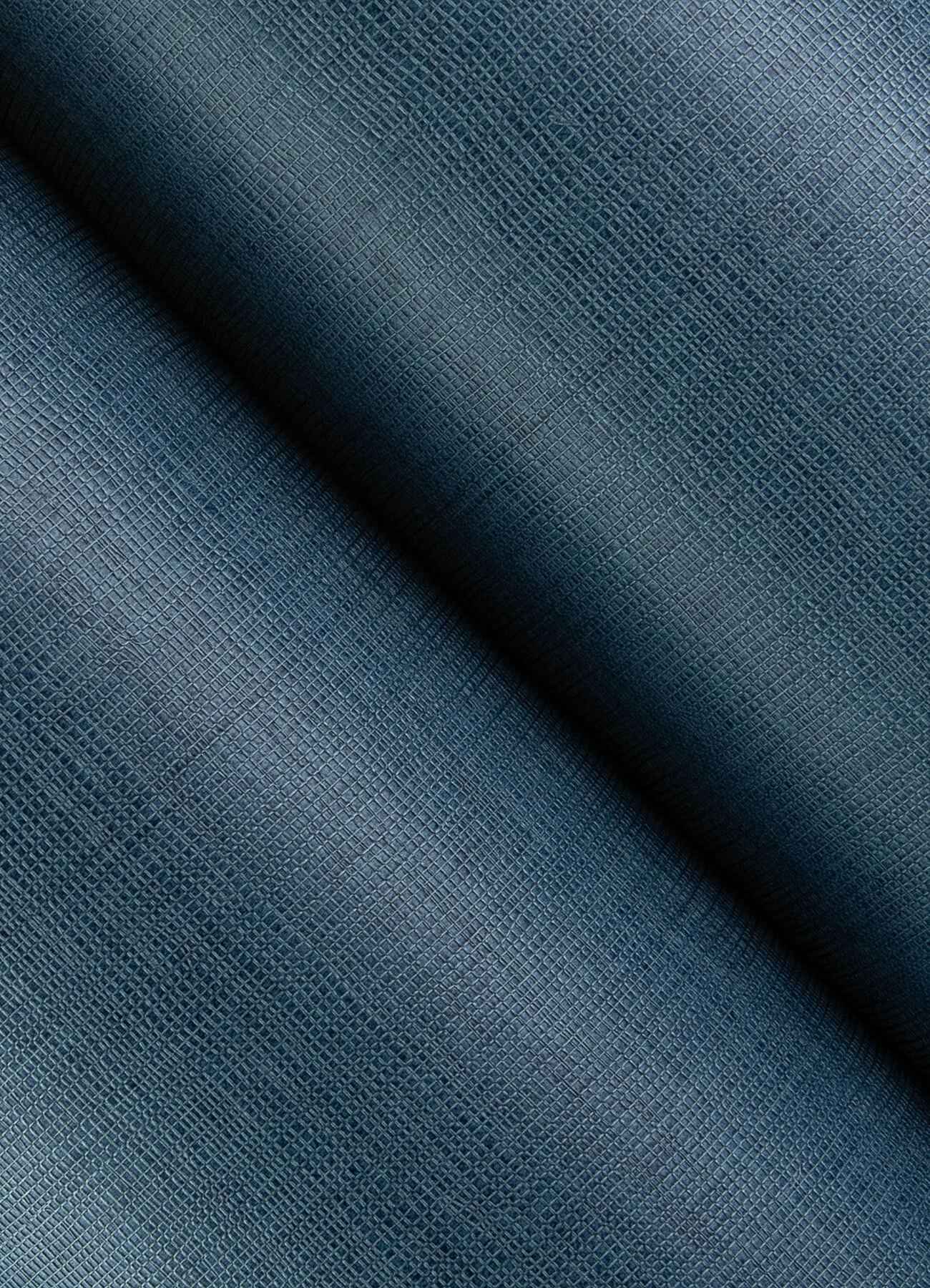 Alba Dark Blue Open Weave Wallpaper - York Wallcoverings - 4193-7414 - York Wallcoverings Wallpaper