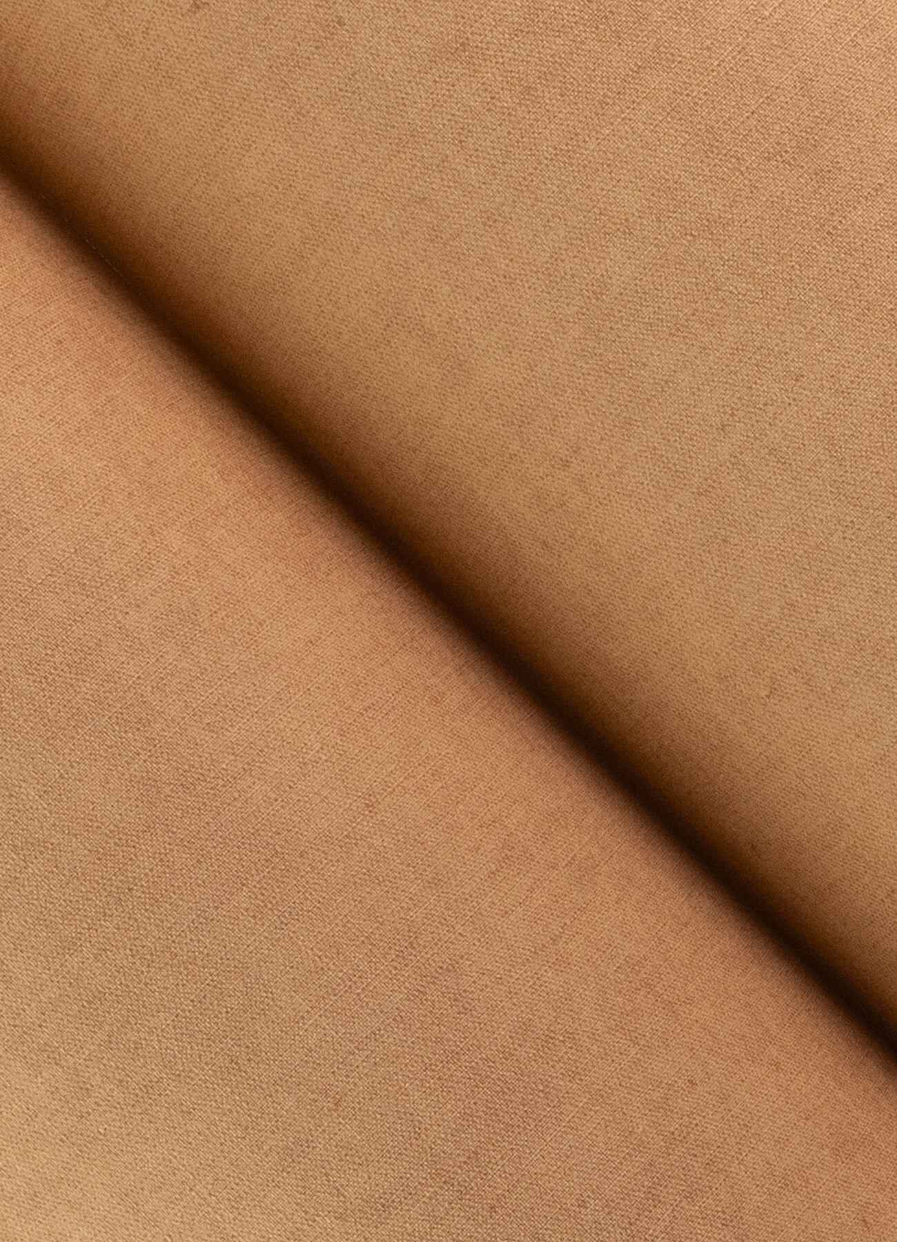 Nuovo Apricot Faux Linen Wallpaper - York Wallcoverings - 4193-7425 - York Wallcoverings Wallpaper