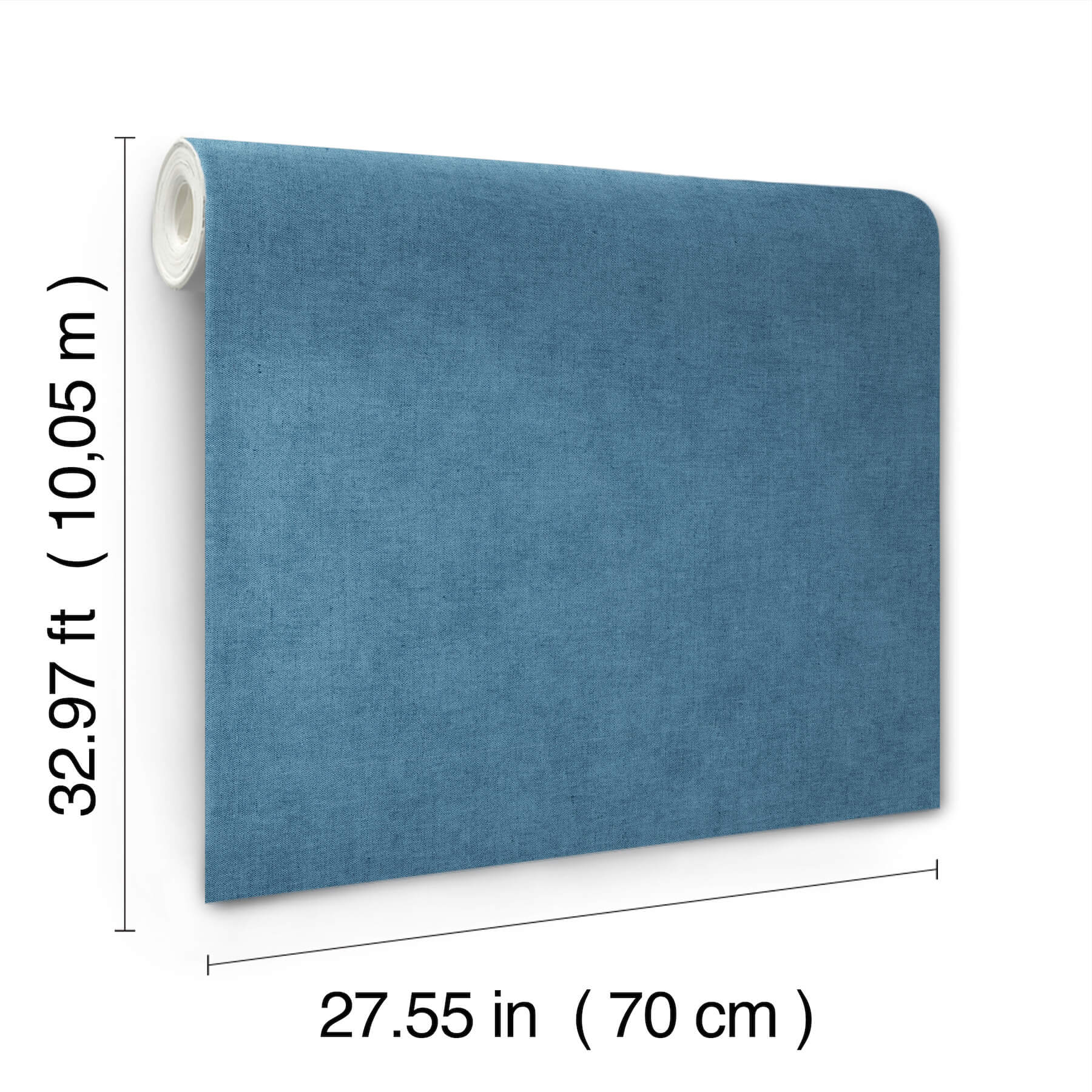 nuovo-denim-faux-linen-wallpaper-york-wallcoverings-4193-7434 - York Wallcoverings Wallpaper