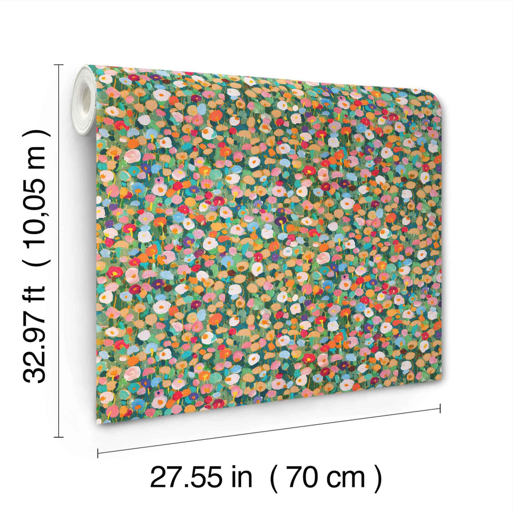 Prato Green Petite Floral Wallpaper - York Wallcoverings - 4193-7441 - York Wallcoverings Wallpaper