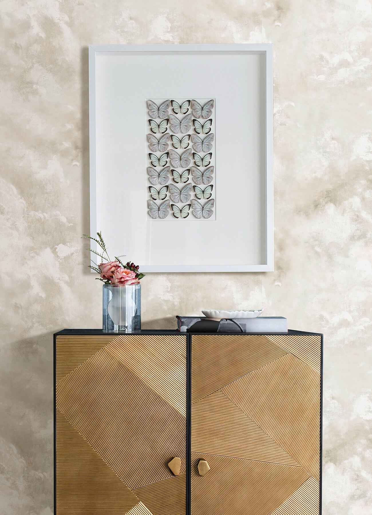 Aria Neutral Abstract Wallpaper - York Wallcoverings - 4193-7460 - York Wallcoverings Wallpaper