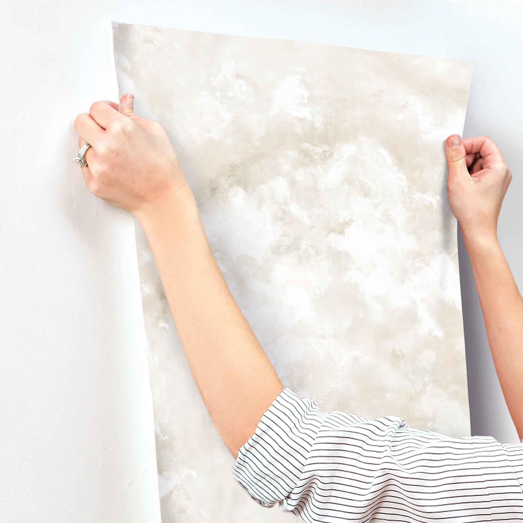 Aria Neutral Abstract Wallpaper - York Wallcoverings - 4193-7460 - York Wallcoverings Wallpaper