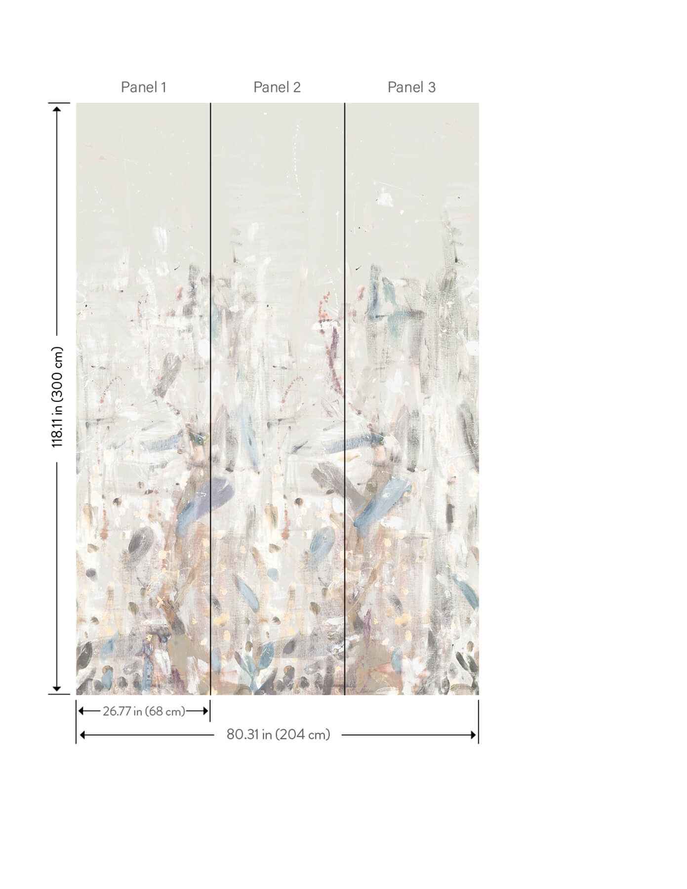 Fresco Multicolor Wall Mural - York Wallcoverings - 4193-7490M - York Wallcoverings Wallpaper