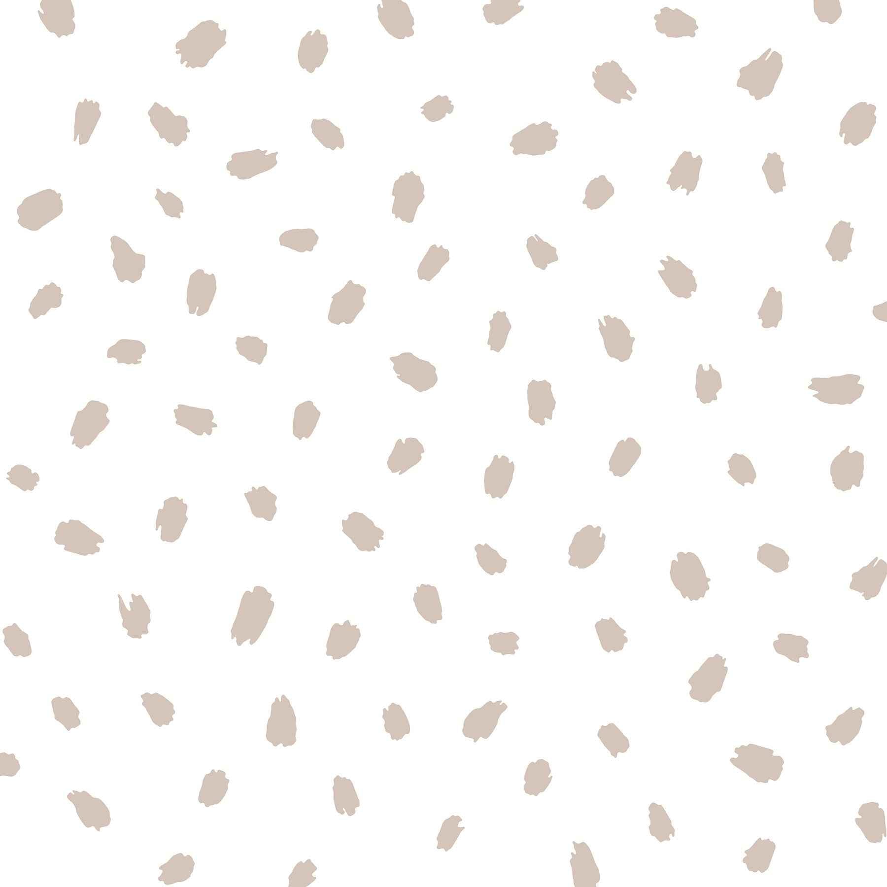 Animal Spots Taupe Polka Dot Wallpaper - York Wallcoverings - 4203-27543 - York Wallcoverings Wallpaper
