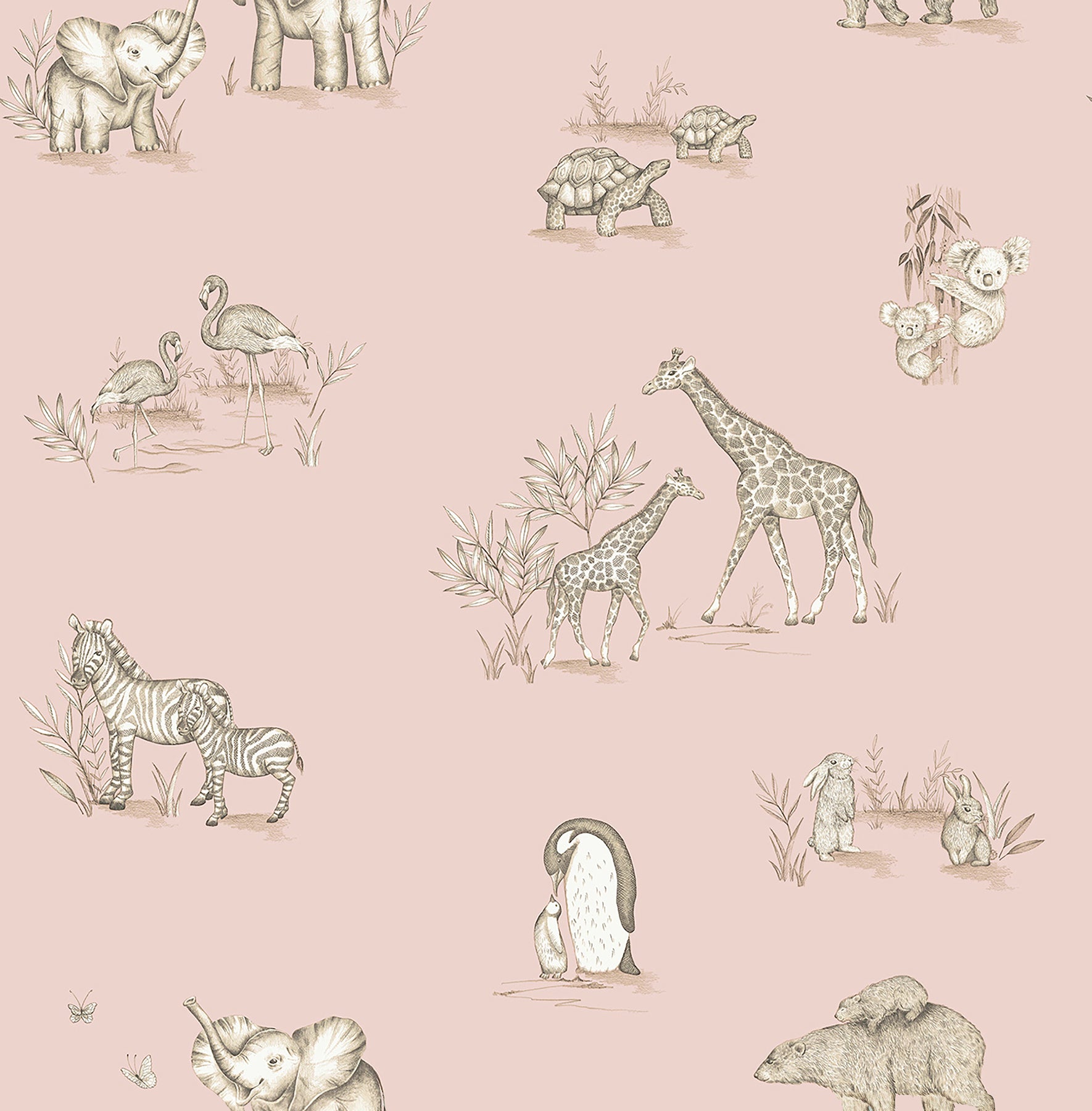safari-babies-pink-animal-wallpaper-york-wallcoverings-4203-27552