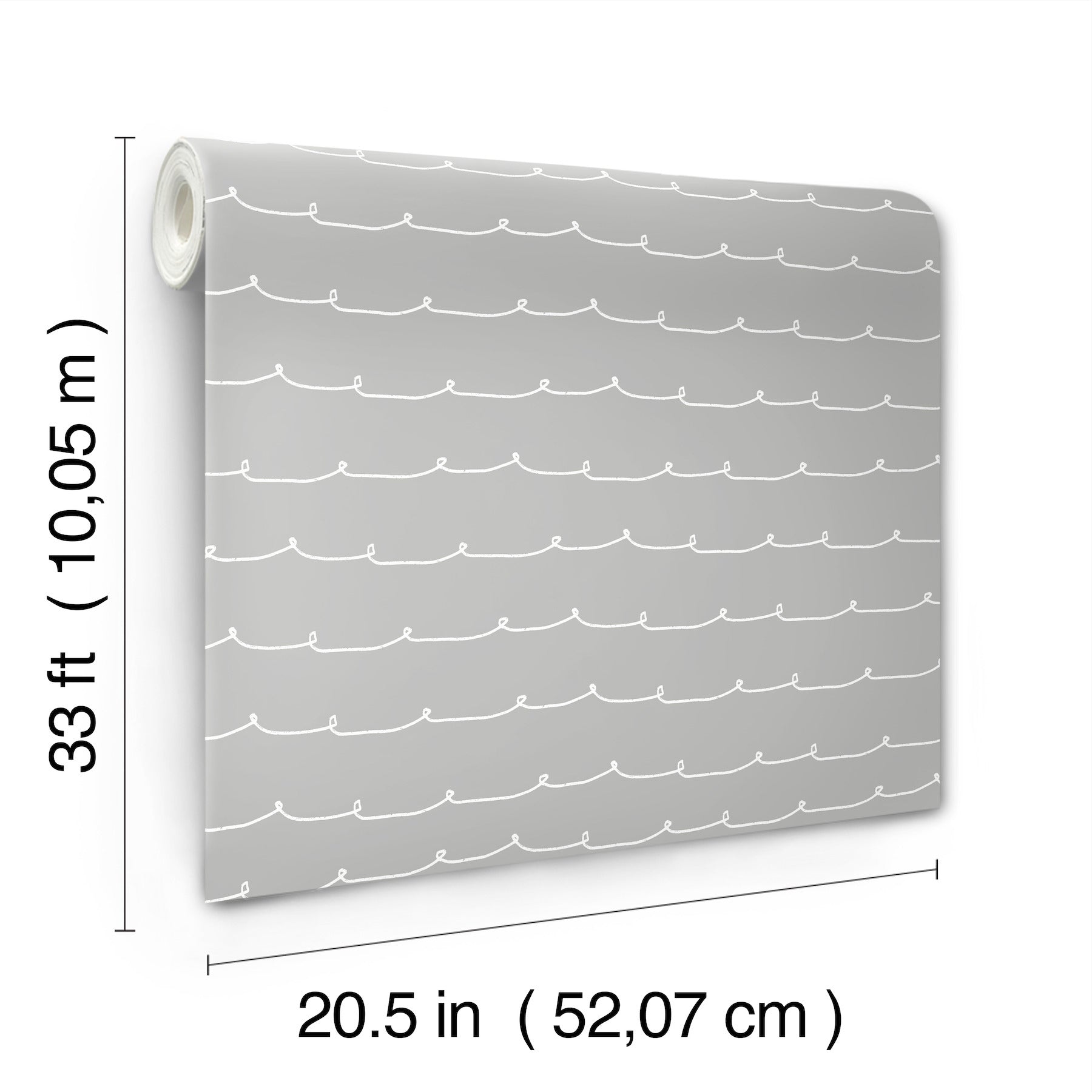 wiggle-line-grey-stripe-wallpaper-york-wallcoverings-4203-27570 - York Wallcoverings Wallpaper