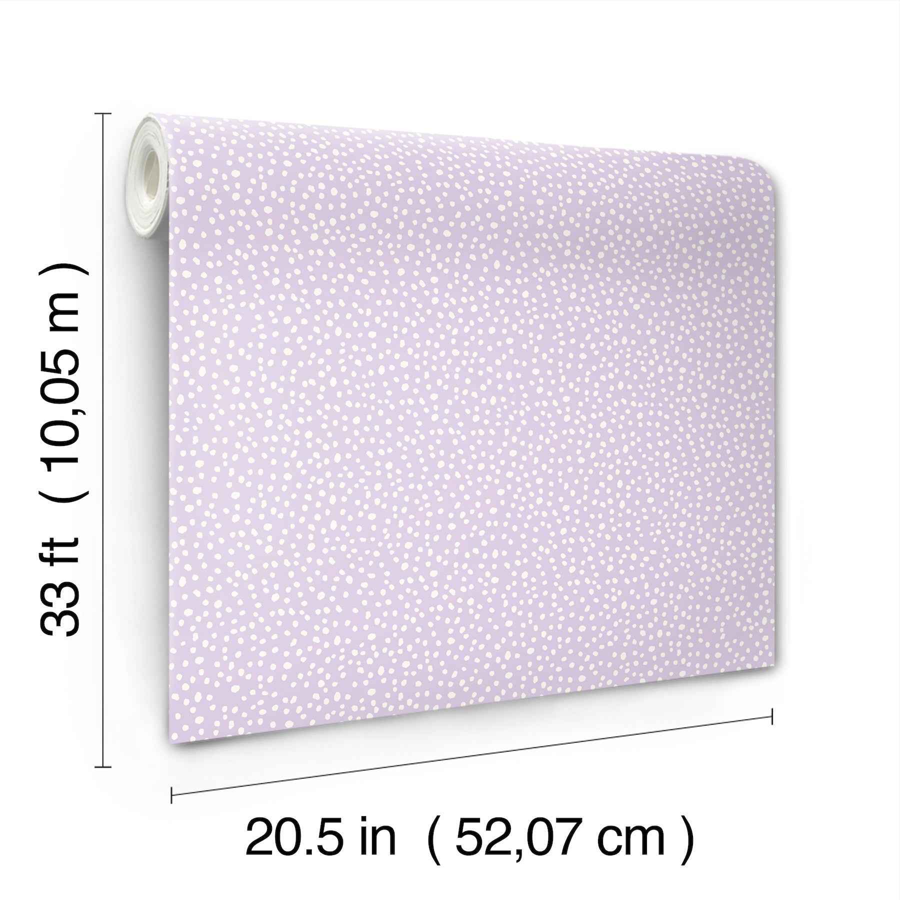 Dotty Lavender Petite Polka Dot Wallpaper - York Wallcoverings - 4203-27579 - York Wallcoverings Wallpaper